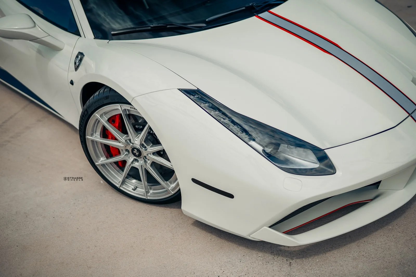 Strasse SV10 Deep Concave Duoblock on Ferrari 488, photo 11