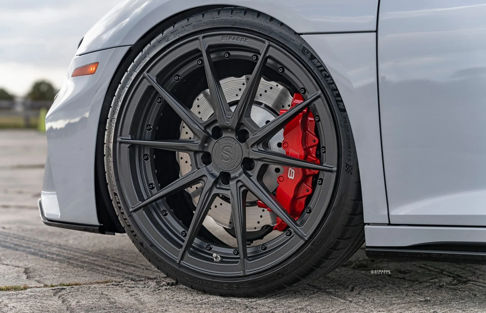 Strasse SV10 Deep Concave Duoblocks on Audi R8 Type 4S.2, photo 2