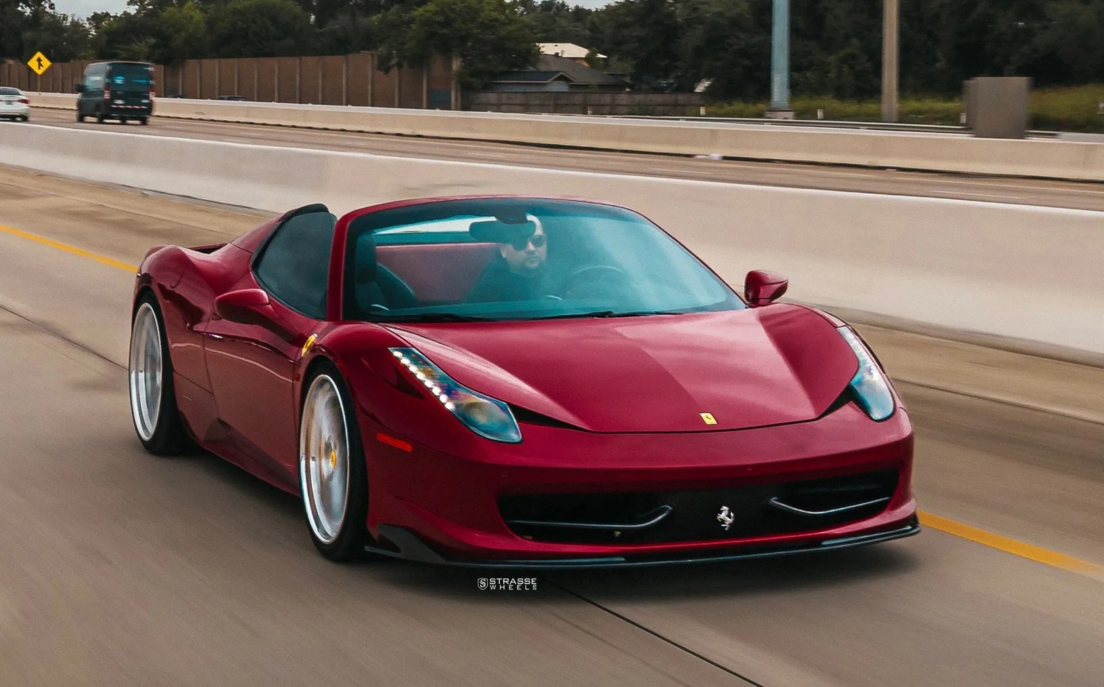 Strasse SV10 Deep Concave FS on Ferrari 458 F142, photo 11