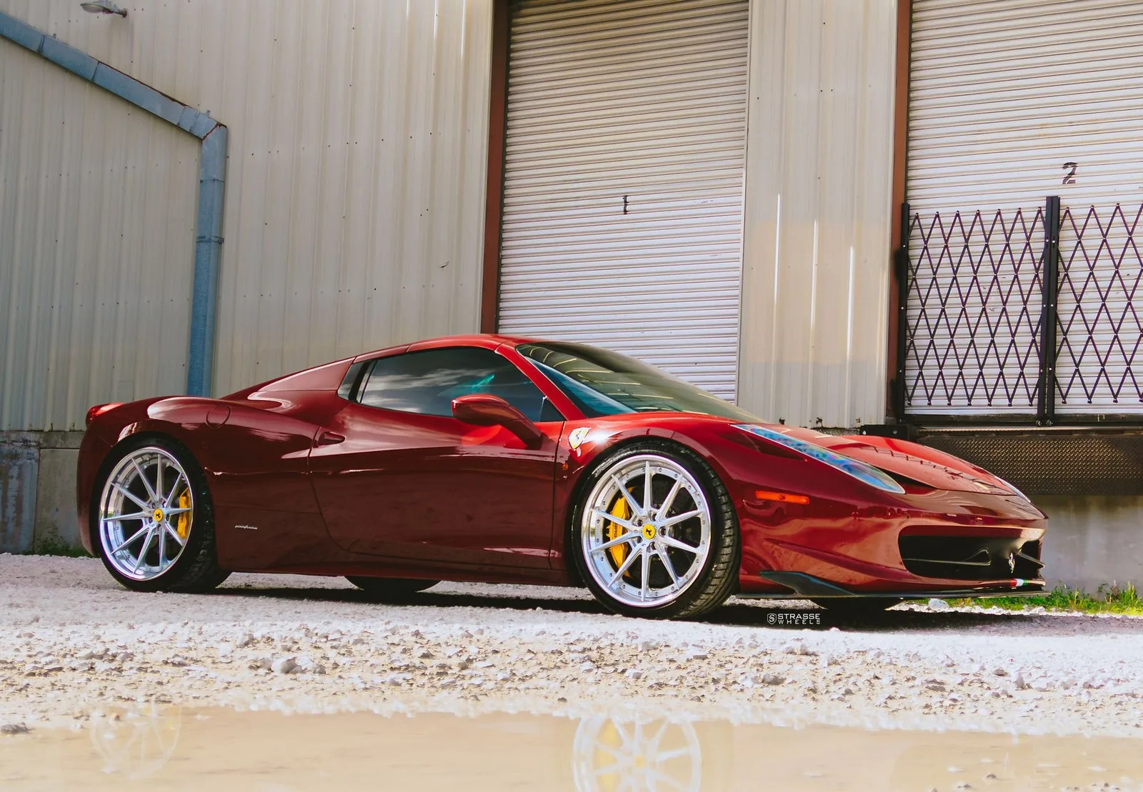 Strasse SV10 Deep Concave FS on Ferrari 458 F142, photo 2