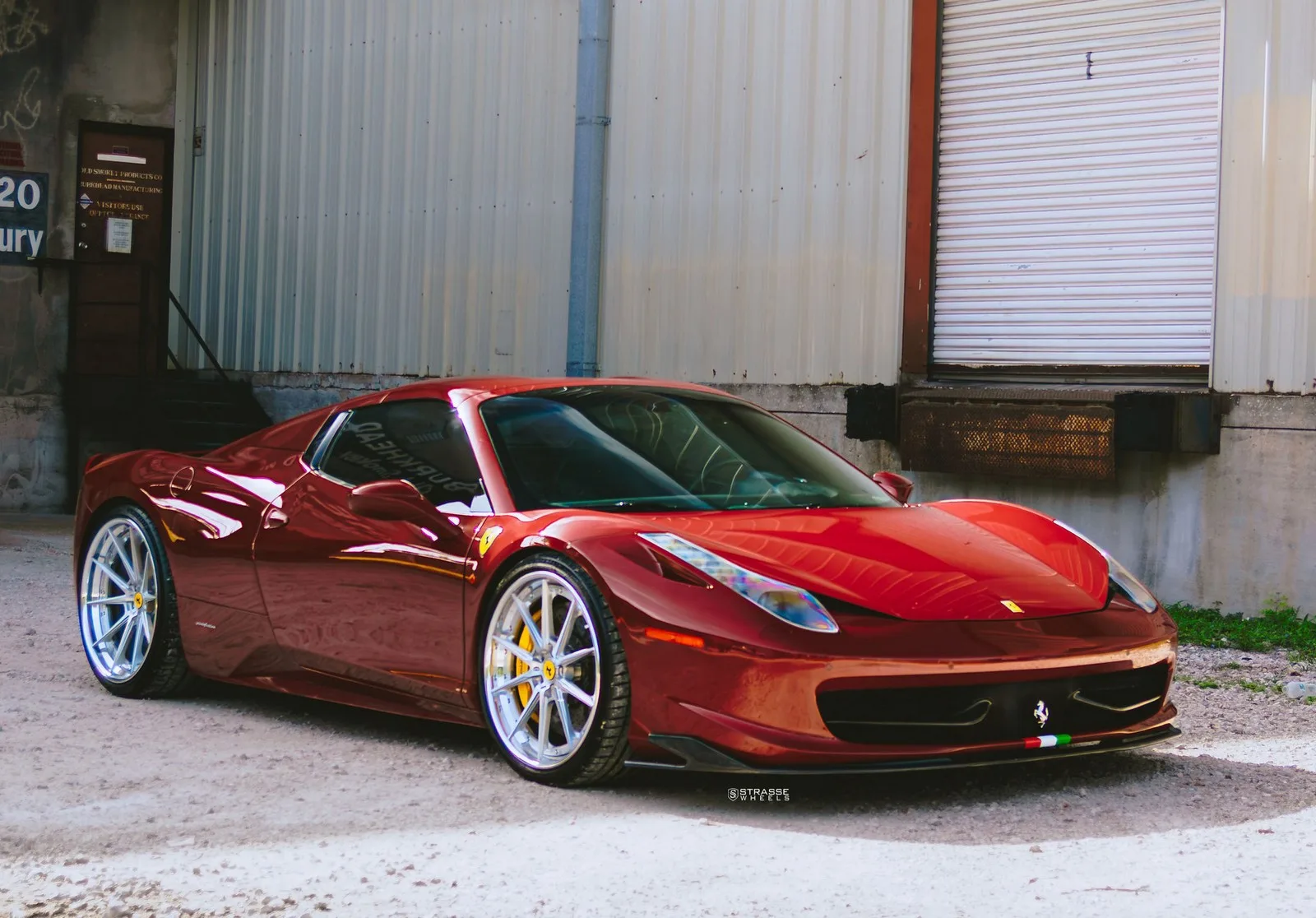 Strasse SV10 Deep Concave FS on Ferrari 458 F142