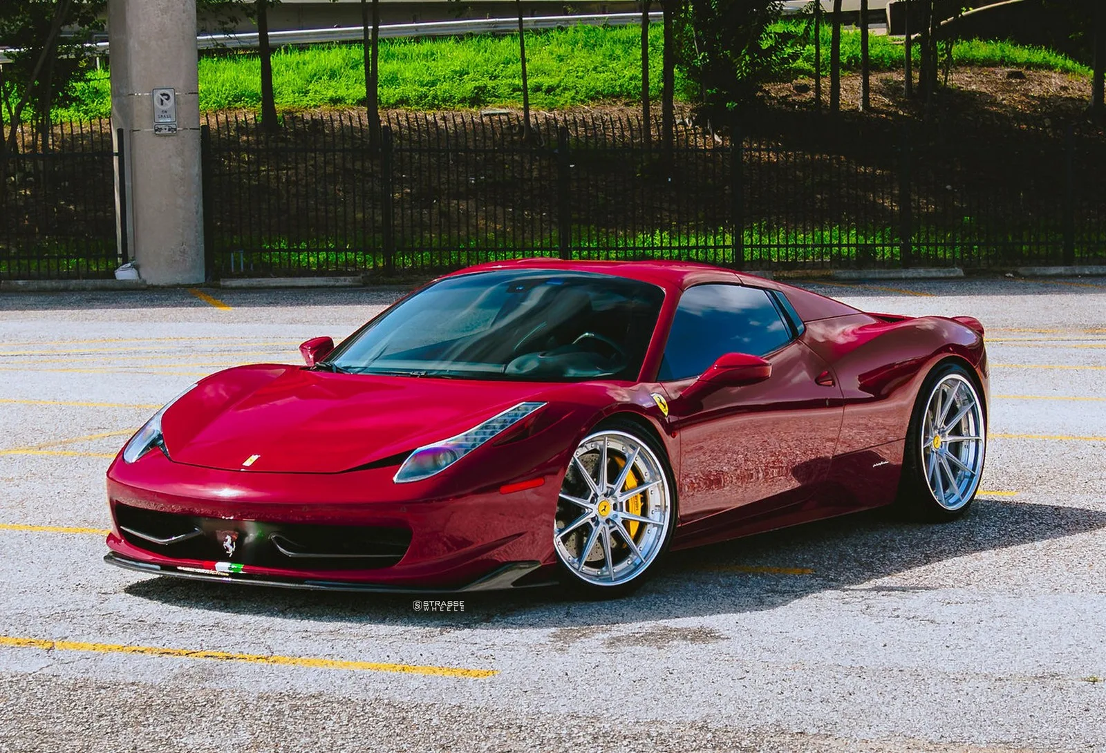 Strasse SV10 Deep Concave FS on Ferrari 458 F142, photo 4