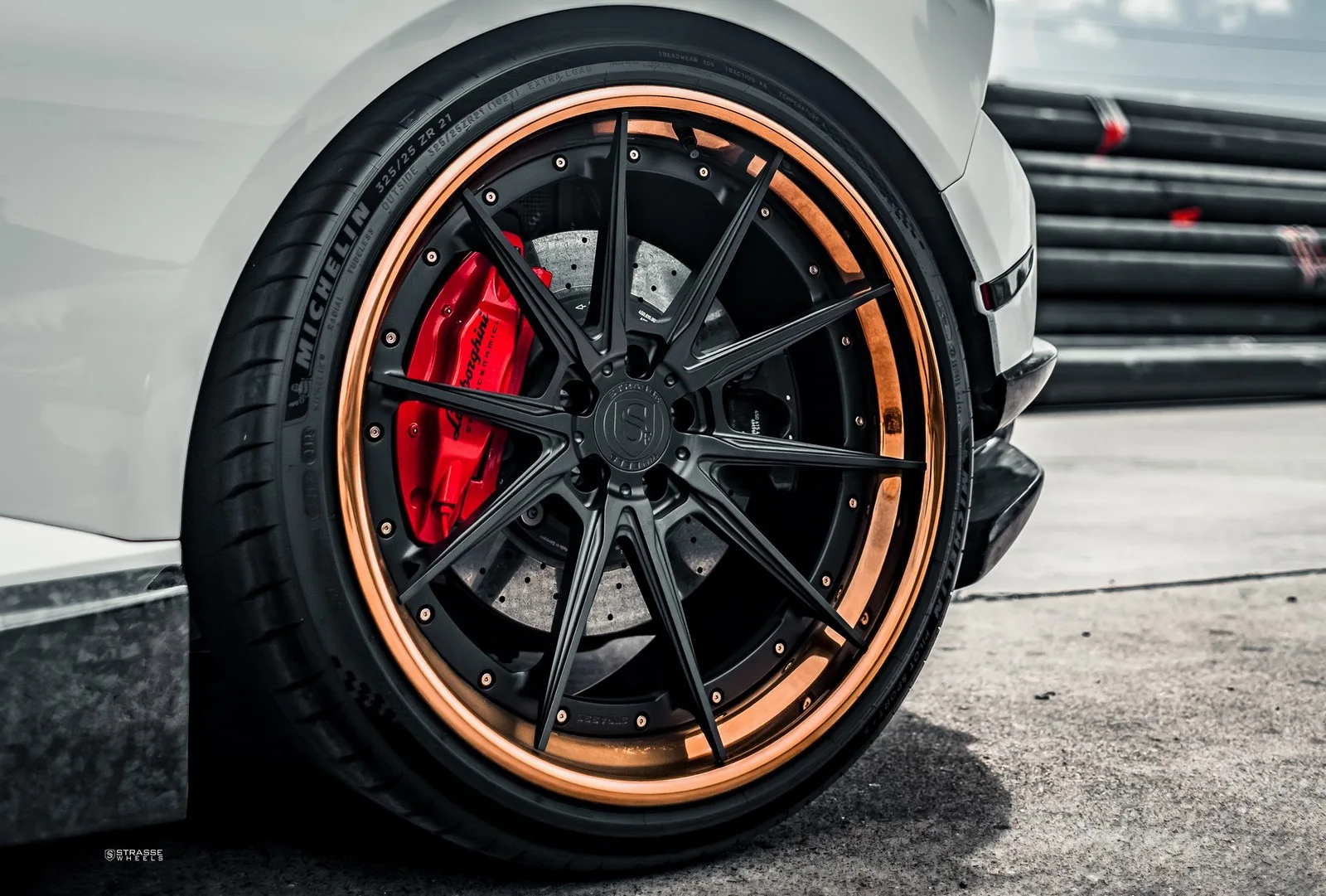 Strasse SV10 Deep Concave FS on Lamborghini Huracan (2014), photo 12