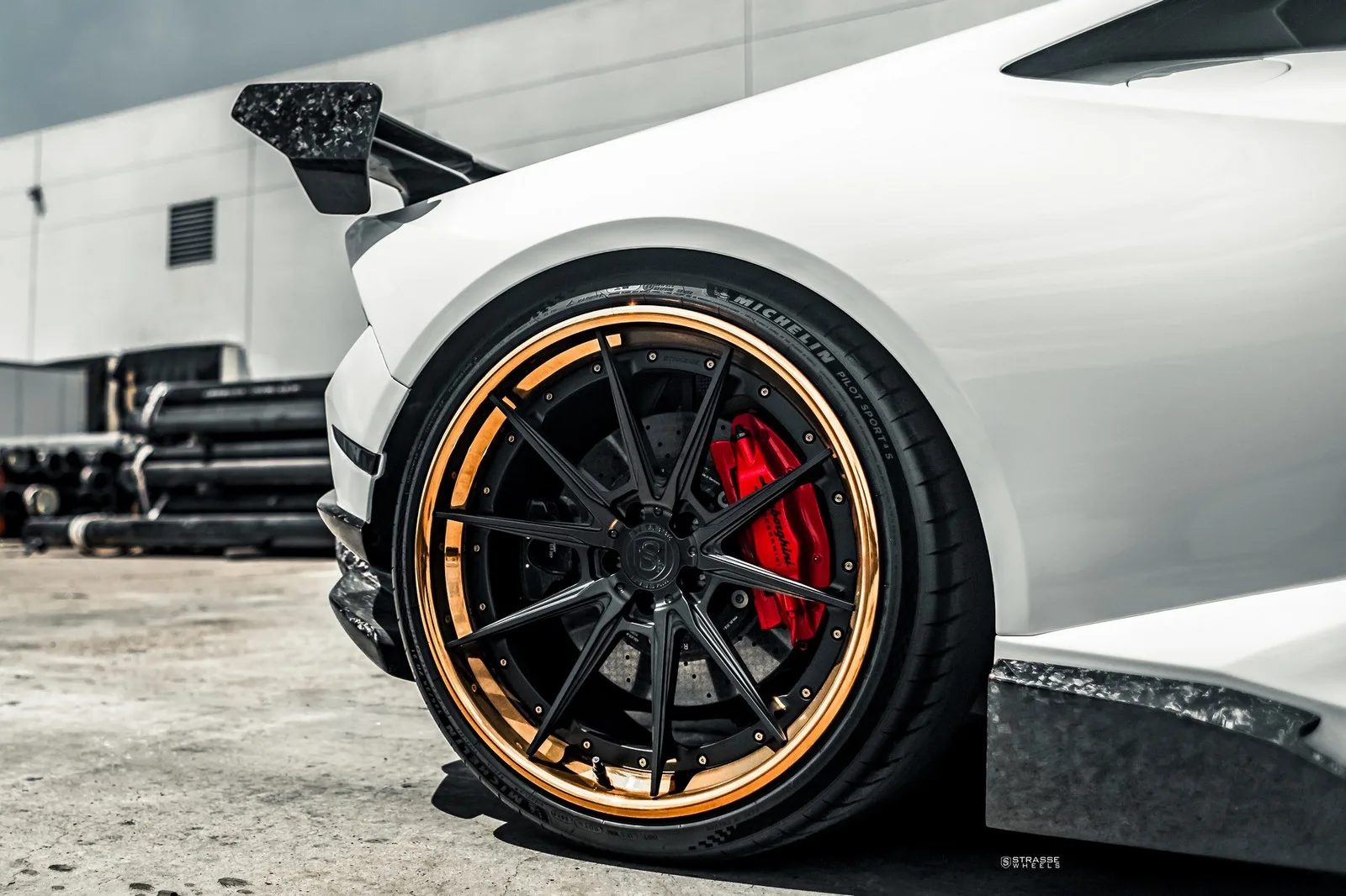 Strasse SV10 Deep Concave FS on Lamborghini Huracan (2014), photo 9