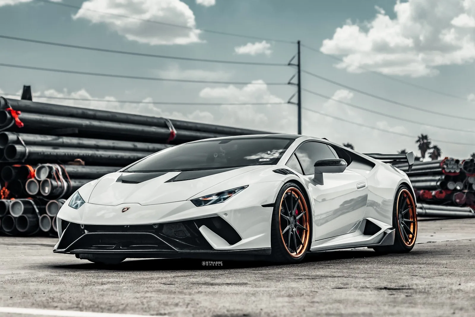 Strasse SV10 Deep Concave FS on Lamborghini Huracan (2014), photo 5