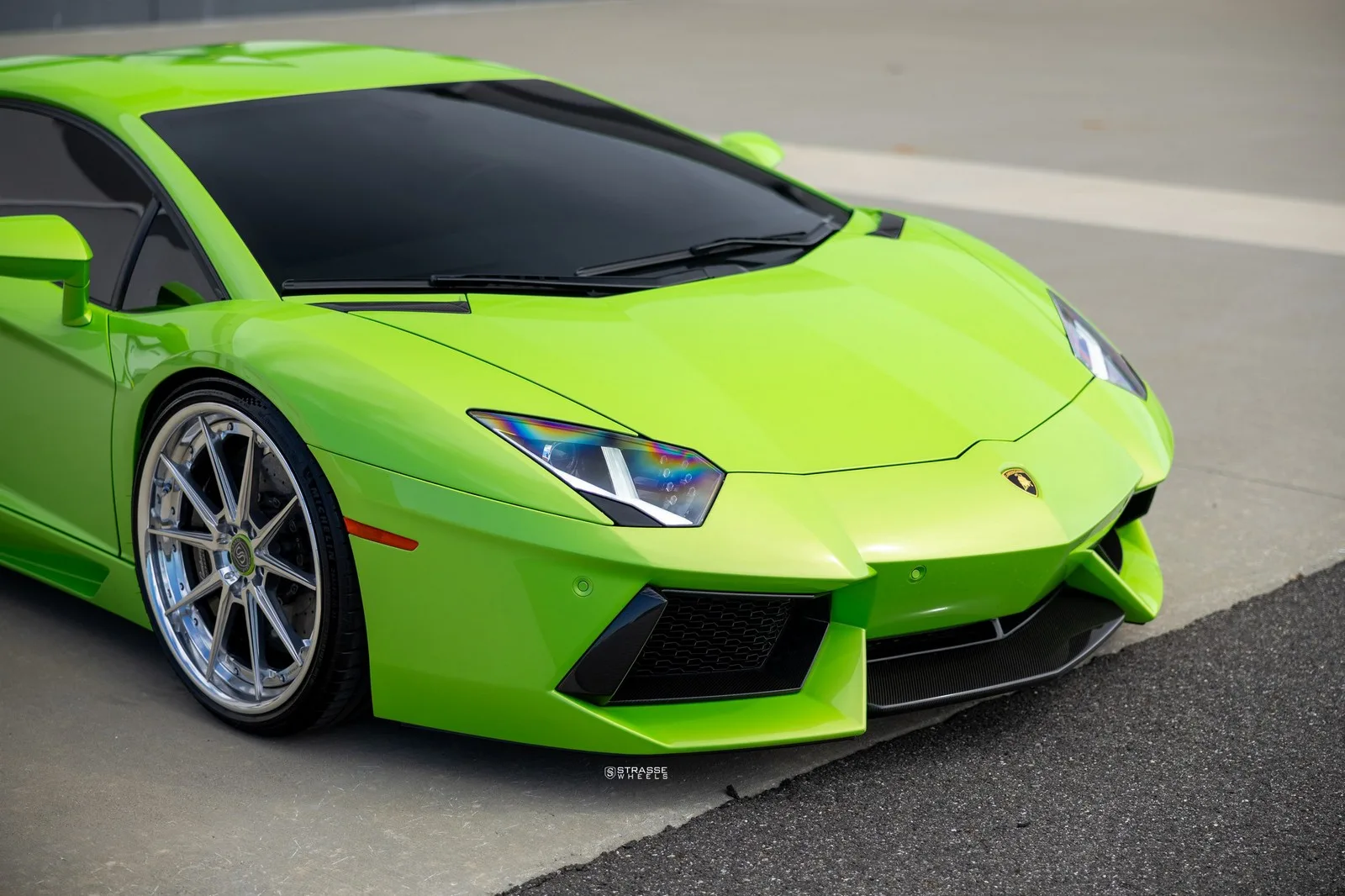 Strasse SV10 Deep Concave FS on Lamborghini Aventador First Gen.1, photo 8