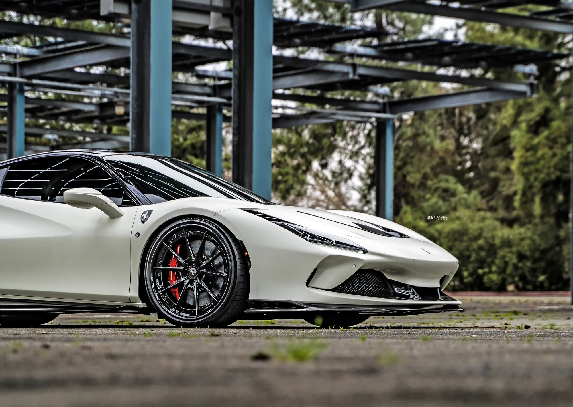 Strasse SV10 Deep Concave FS on Ferrari F8 F142MFL, photo 5