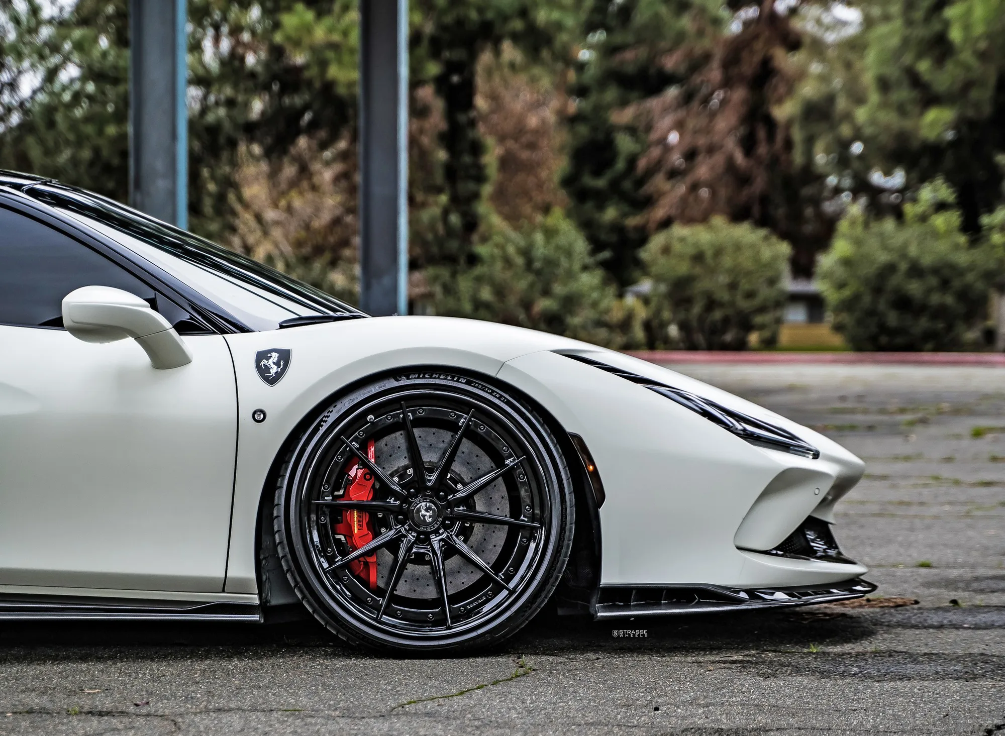 Strasse SV10 Deep Concave FS on Ferrari F8 F142MFL, photo 7