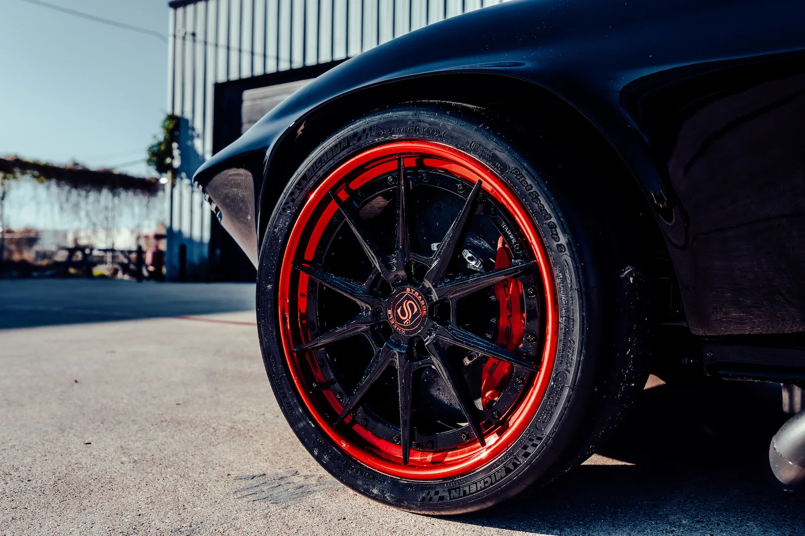 Strasse SV10 Deep Concave FS on Chevrolet Corvette C2, photo 4