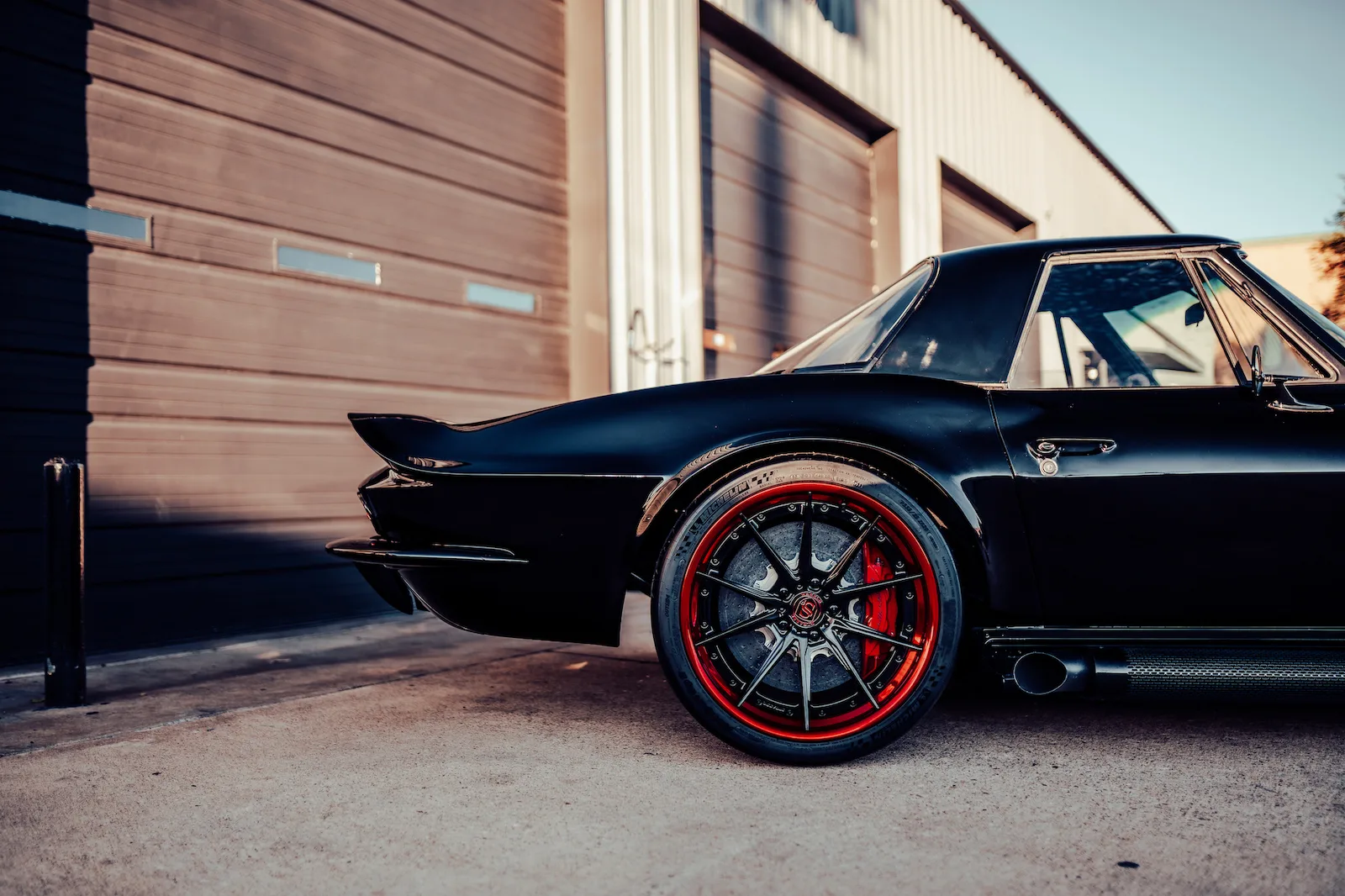 Strasse SV10 Deep Concave FS on Chevrolet Corvette C2, photo 11