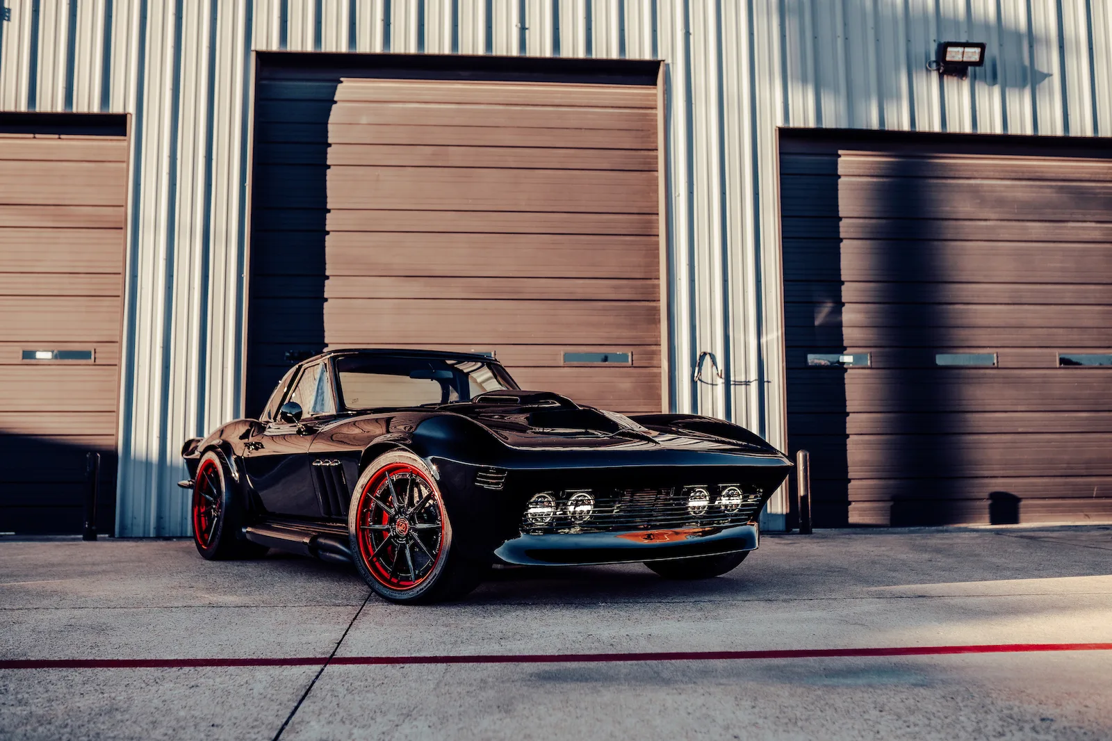 Strasse SV10 Deep Concave FS on Chevrolet Corvette C2, photo 12