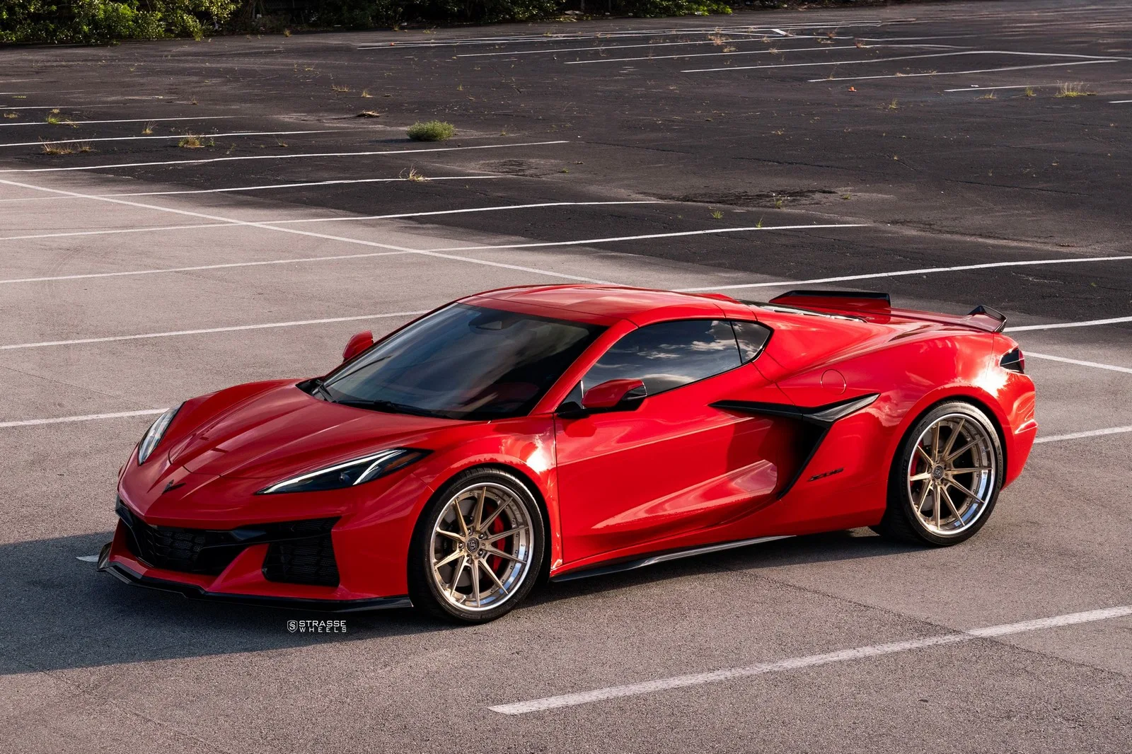 Strasse SV10 Deep Concave FS on Chevrolet Corvette C8, photo 6
