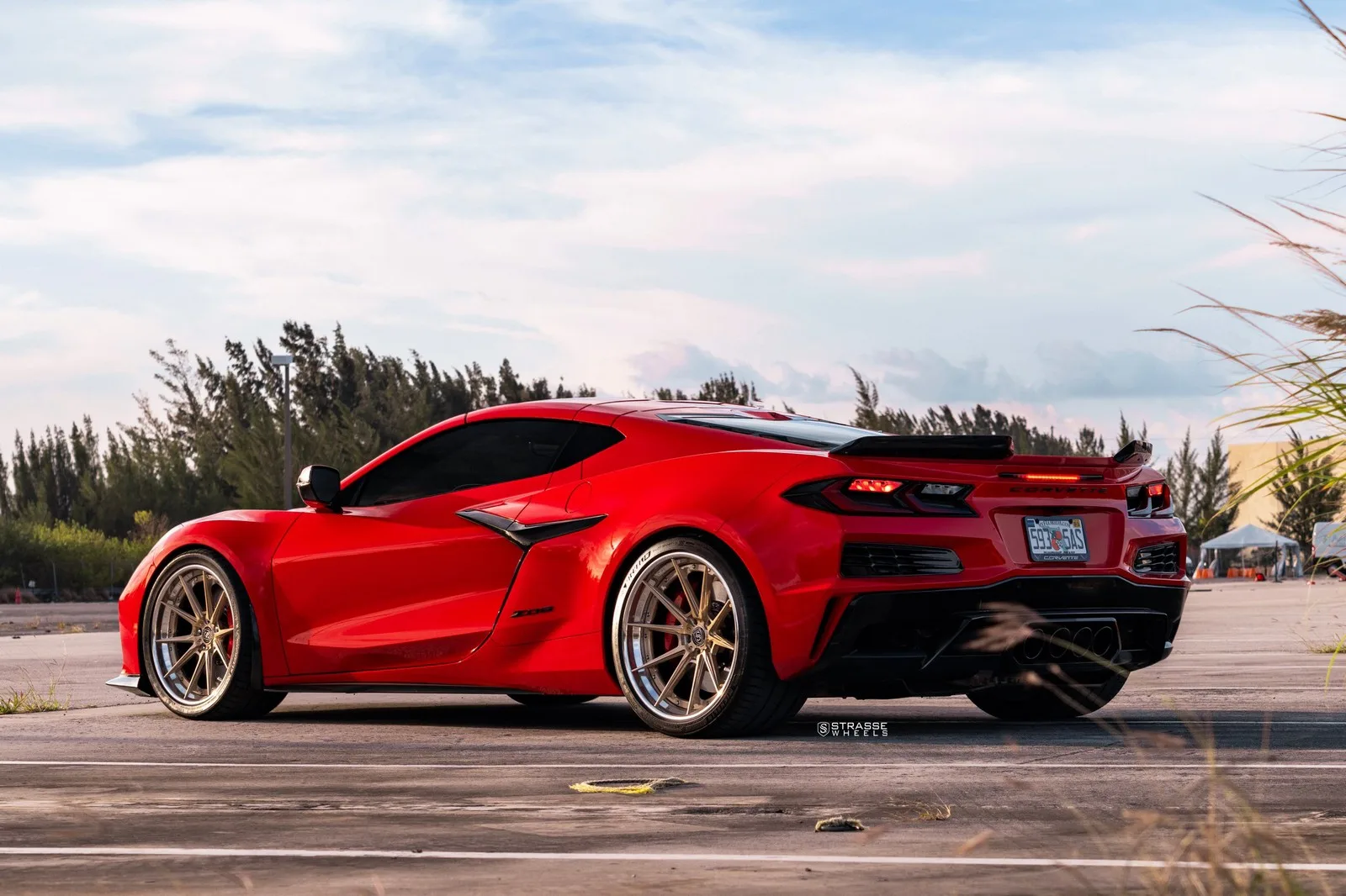 Strasse SV10 Deep Concave FS on Chevrolet Corvette C8, photo 10