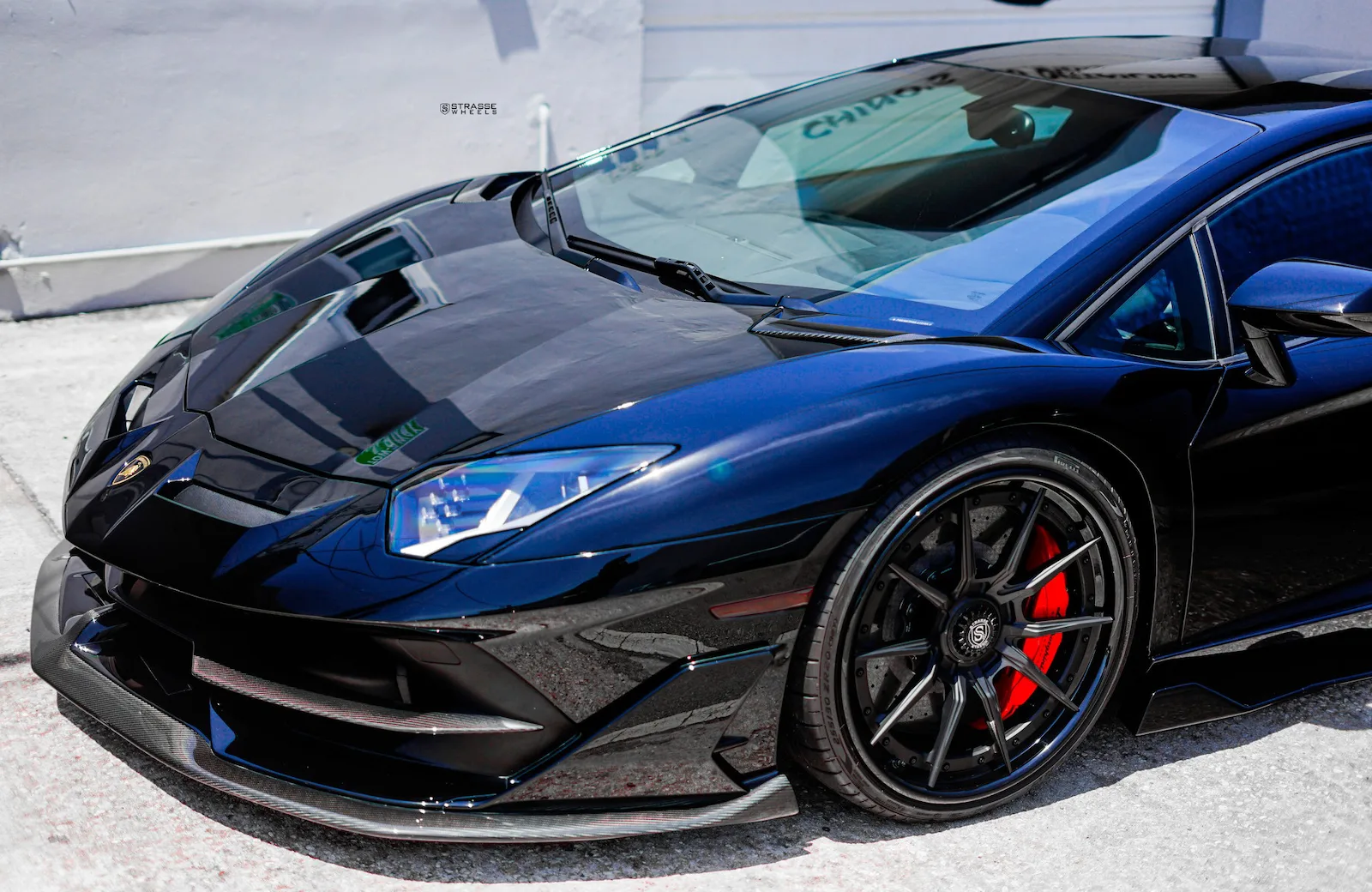 Strasse SV10 Deep Concave FS on Lamborghini Aventador SVJ LP 770-4 (2018-2022), photo 2