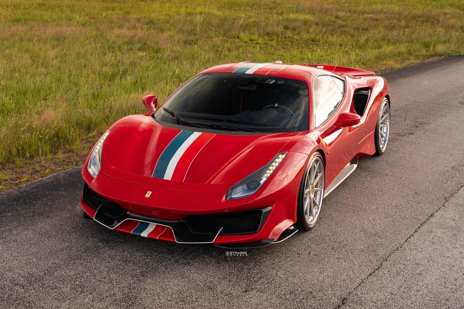 Strasse SV10 Deep Concave FS on Ferrari 488, photo 6