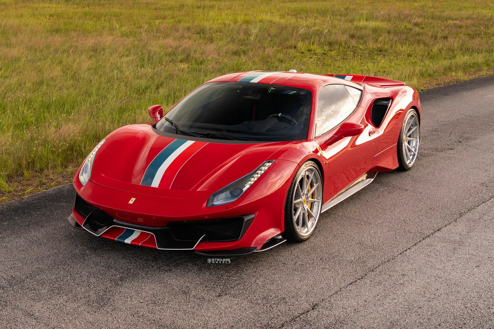 Strasse SV10 Deep Concave FS on Ferrari 488, photo 8