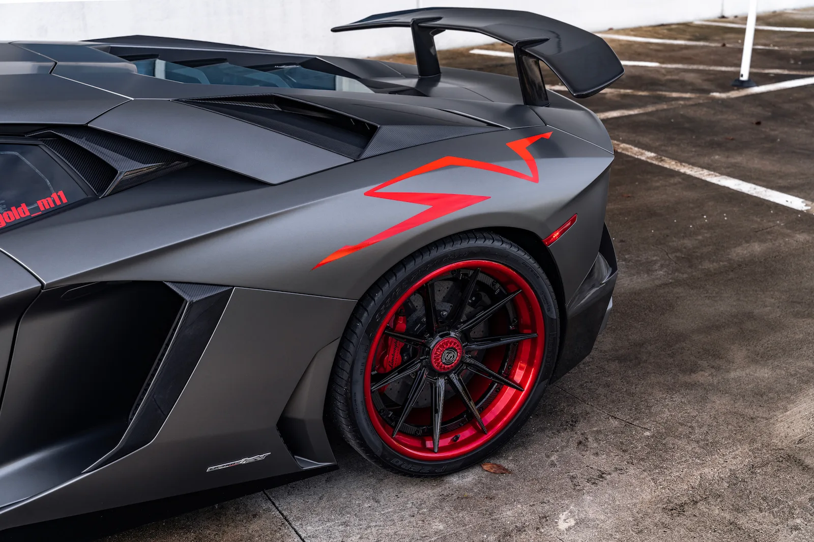 Strasse SV10-RS Deep Concave FS on Lamborghini Aventador First Gen.1, photo 12