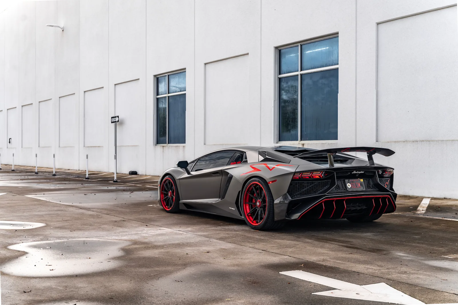 Strasse SV10-RS Deep Concave FS on Lamborghini Aventador First Gen.1