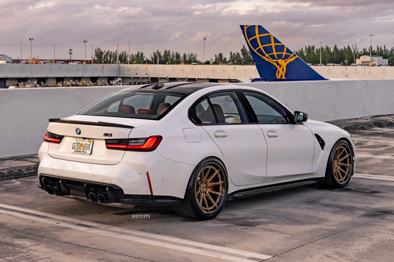 Strasse SV10-RS Ultralight Carbon Deep Concave on BMW M3 G80.1, photo 7