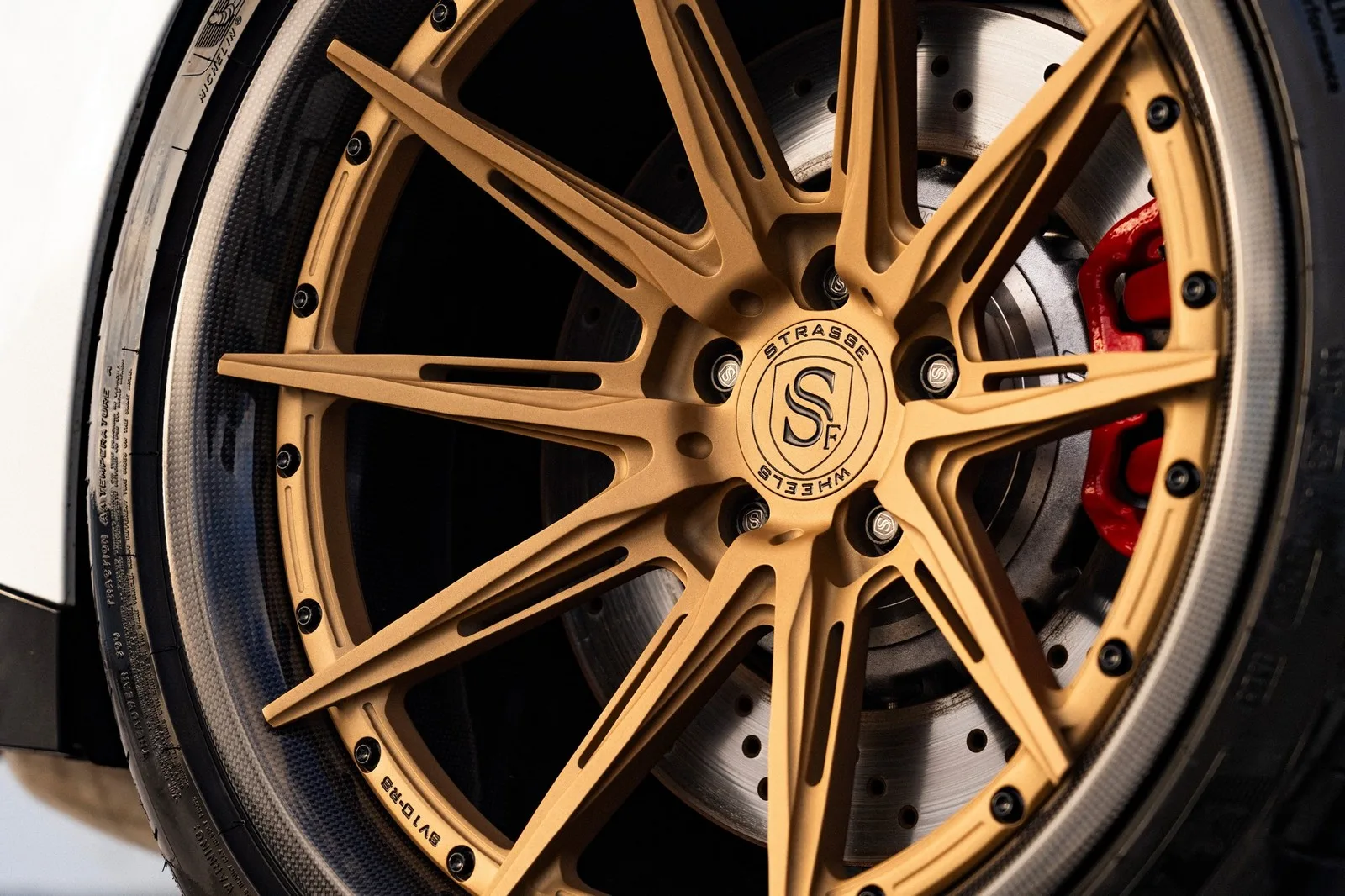 Strasse SV10-RS Ultralight Carbon Deep Concave on BMW M3 G80.1, photo 10