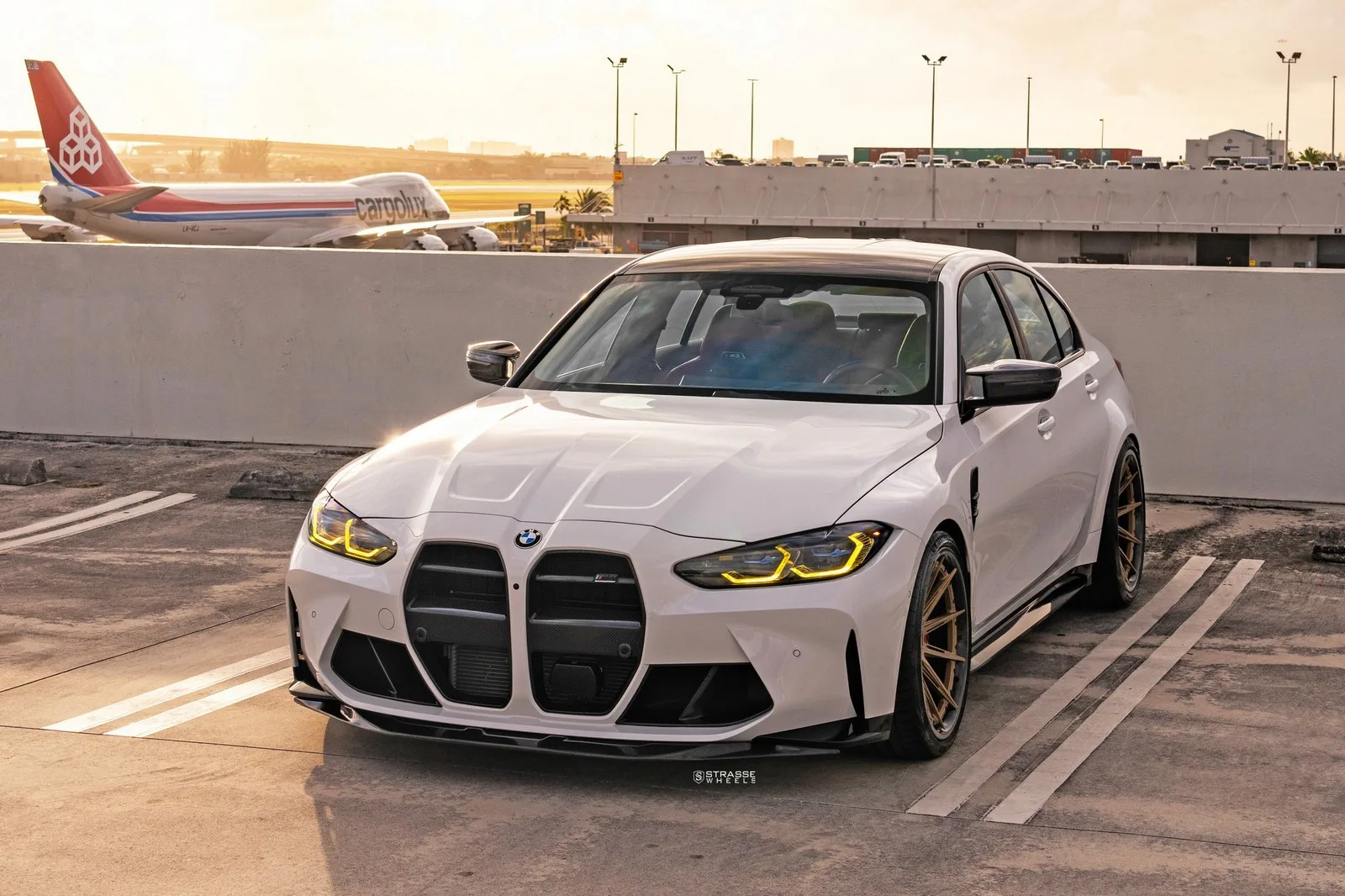 Strasse SV10-RS Ultralight Carbon Deep Concave on BMW M3 G80.1