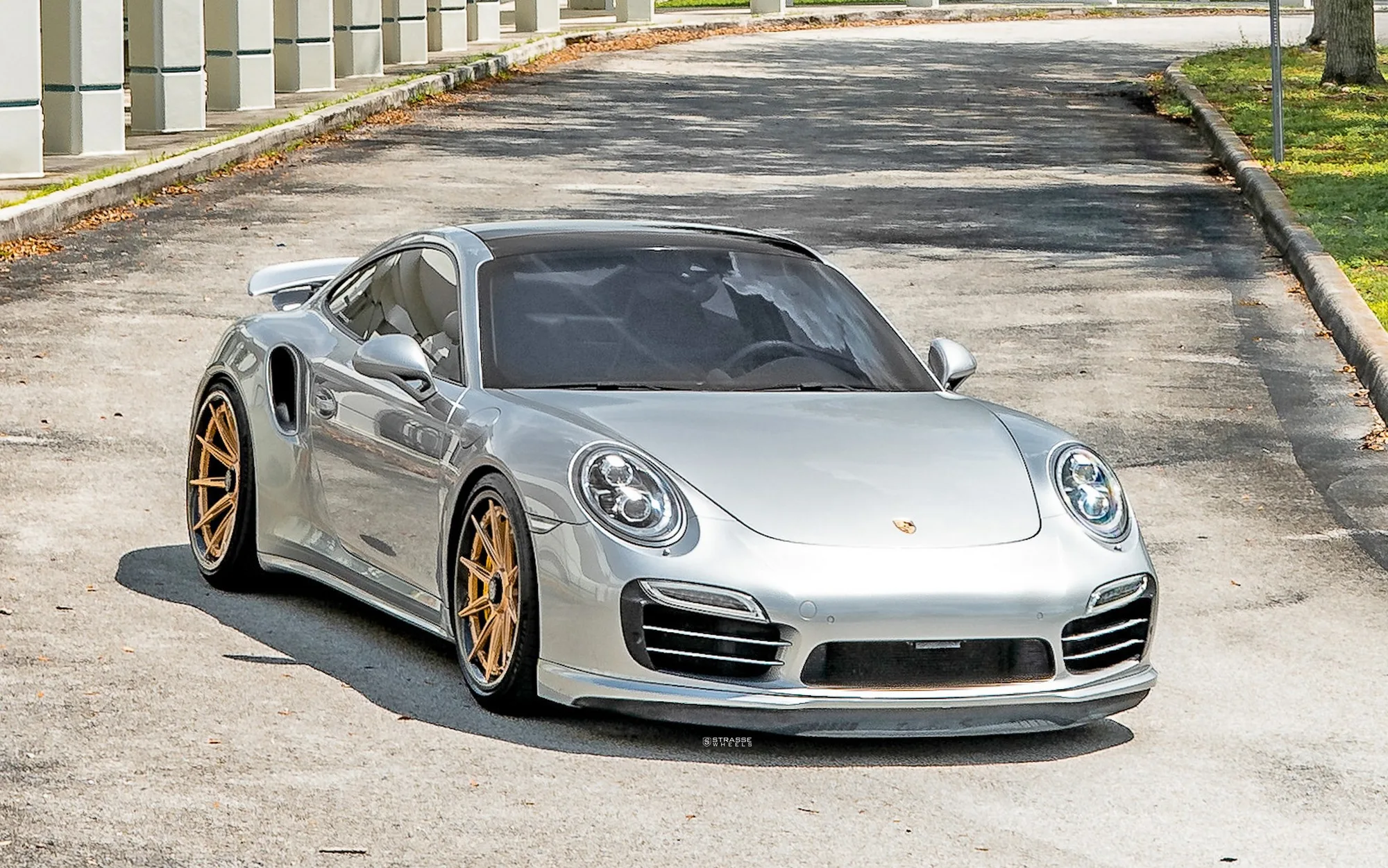 Strasse SV10-RS Ultralight Carbon on Porsche 911 991.1, photo 7