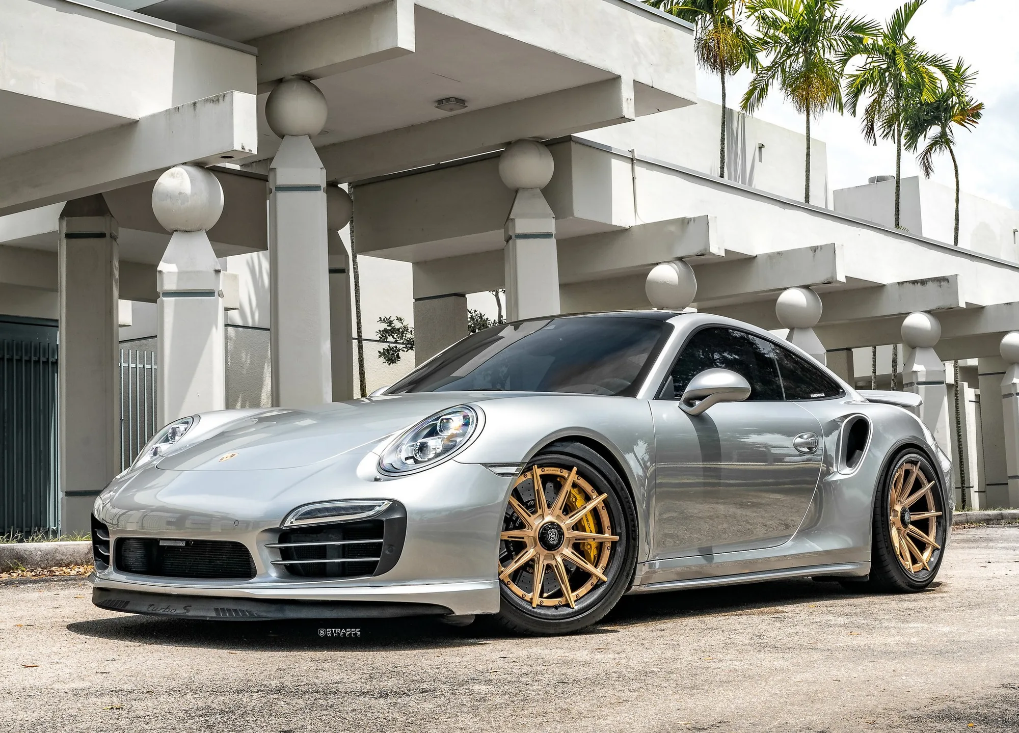 Strasse SV10-RS Ultralight Carbon on Porsche 911 991.1, photo 3