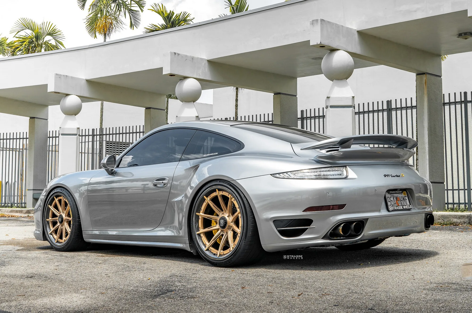 Strasse SV10-RS Ultralight Carbon on Porsche 911 991.1, photo 11