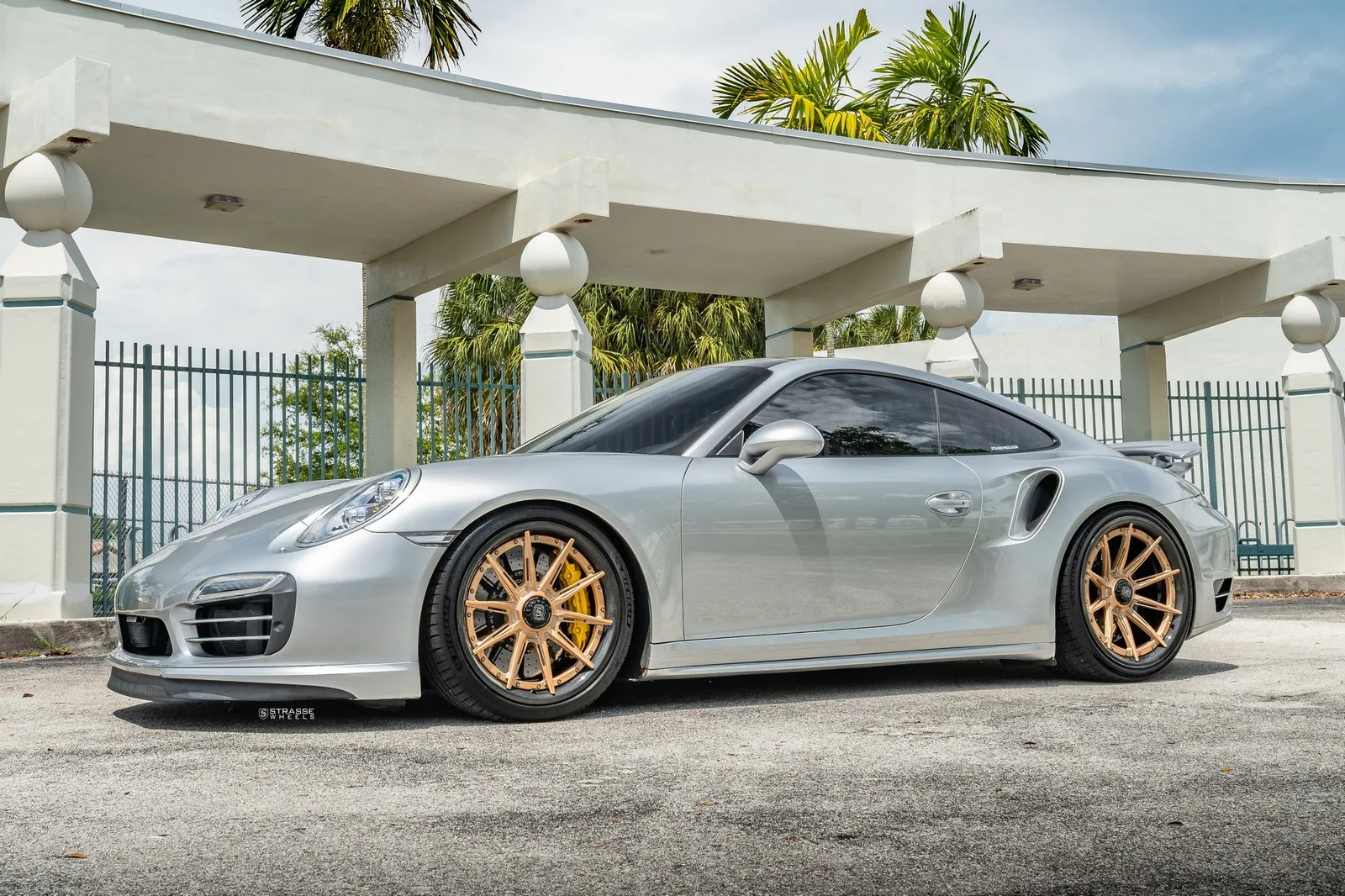 Strasse SV10-RS Ultralight Carbon on Porsche 911 991.1, photo 5