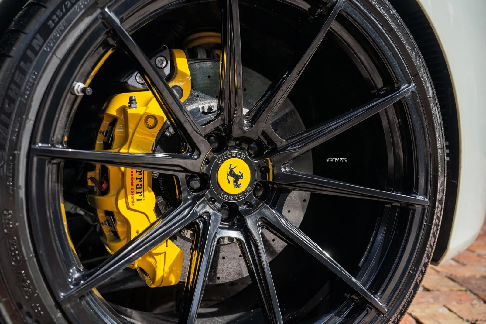 Strasse SV10 SL Deep Concave Monoblock on Ferrari 488, photo 7