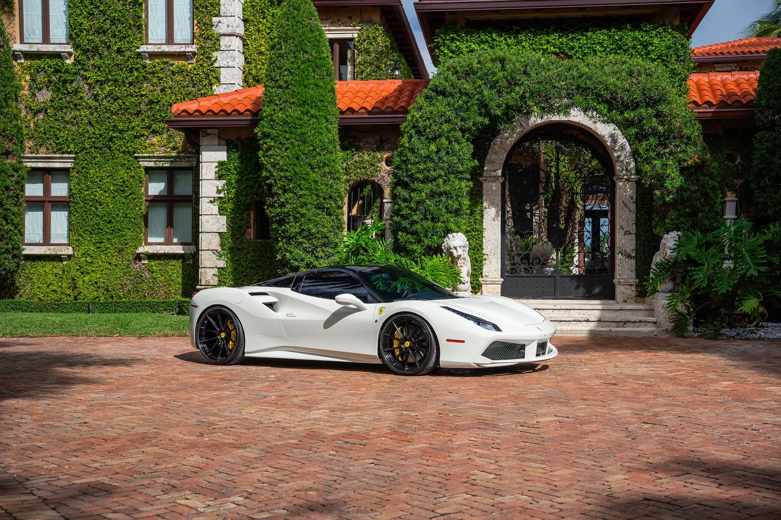 Strasse SV10 SL Deep Concave Monoblock on Ferrari 488