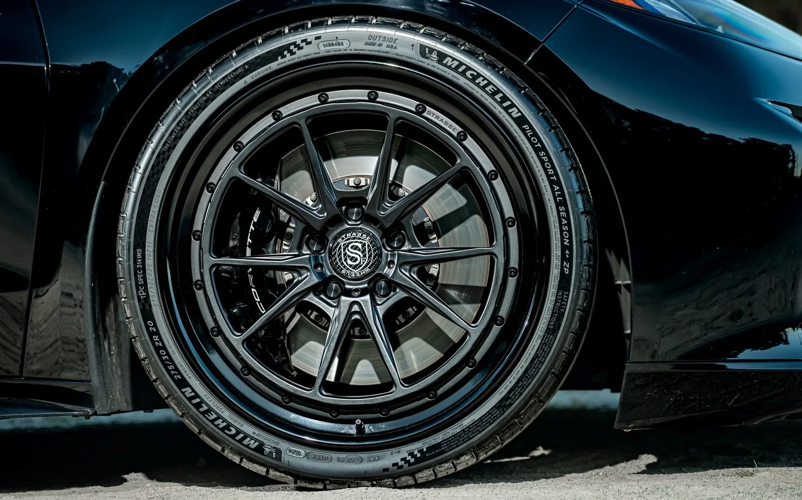 Strasse SV10 Track Series on Chevrolet Corvette C8, photo 9