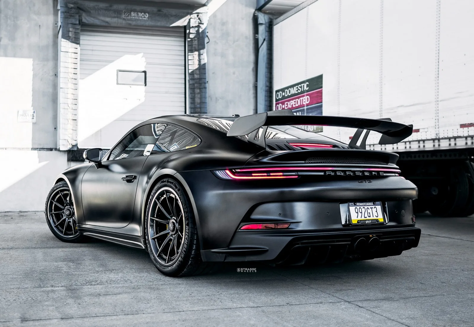 Strasse SV10 Ultralight Carbon on Porsche 911 992.1, photo 12