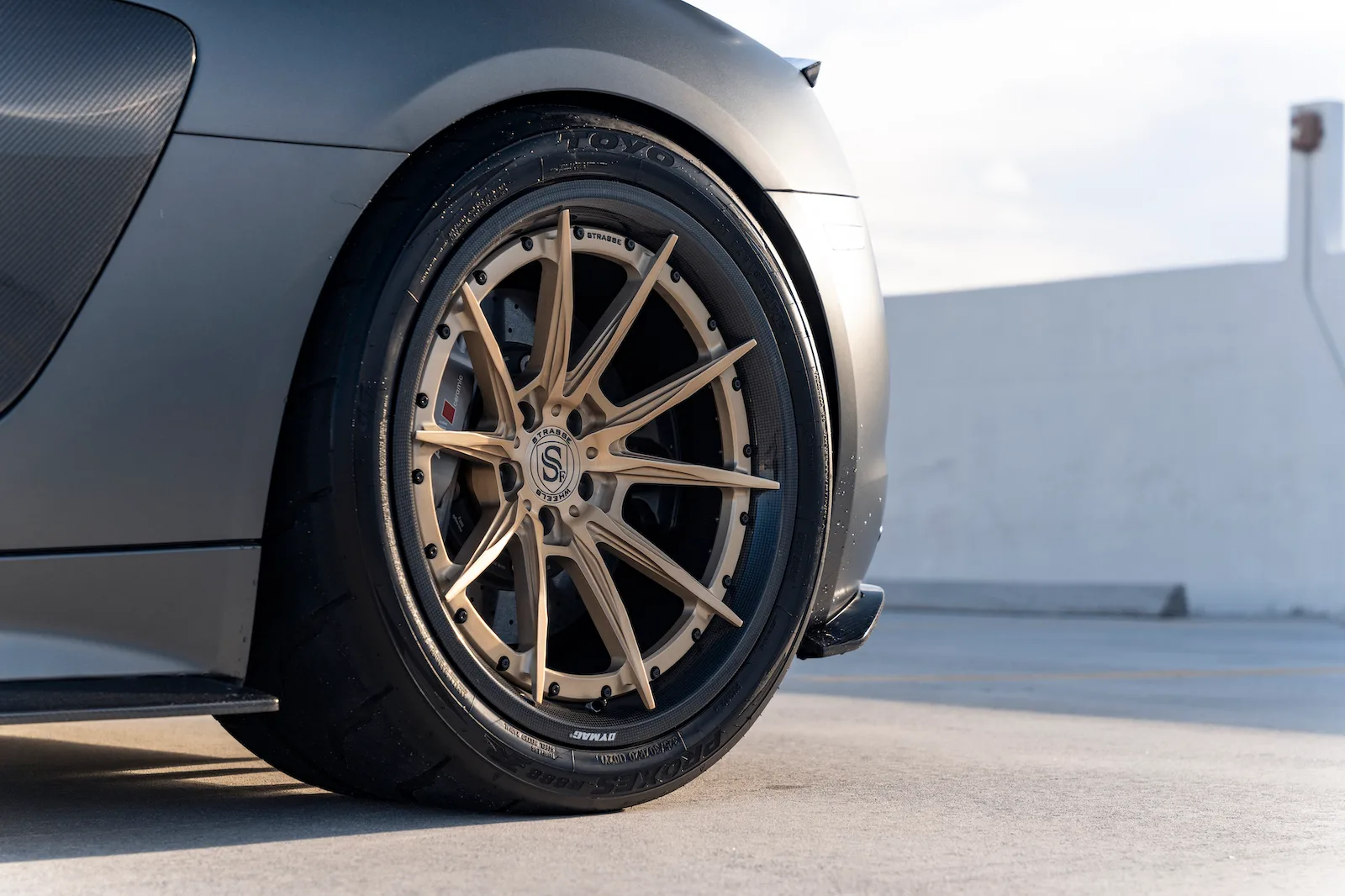 Strasse SV10 Ultralight Carbon on Audi R8 Type 4S.1, photo 9