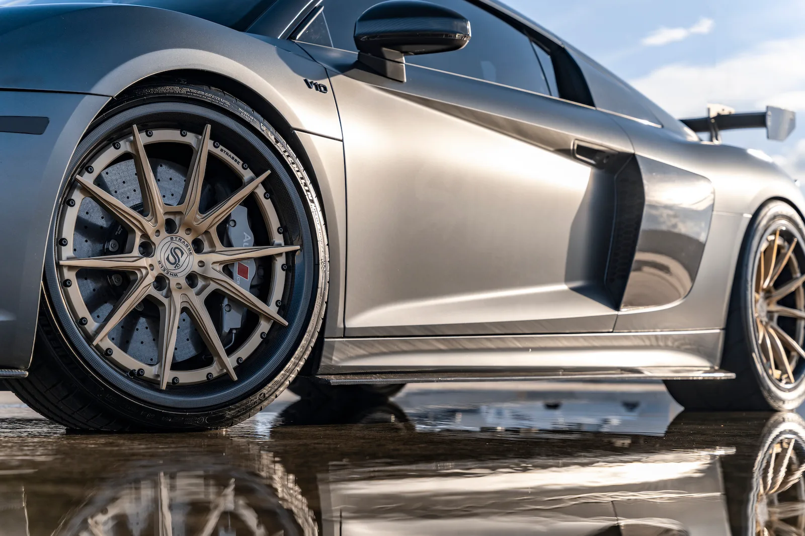 Strasse SV10 Ultralight Carbon on Audi R8 Type 4S.1, photo 5