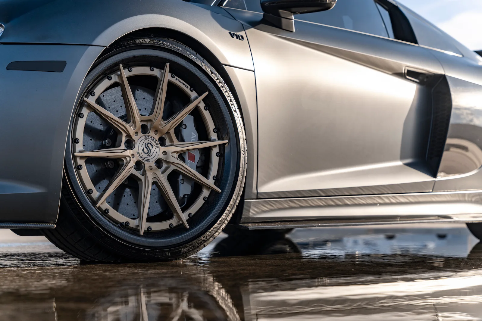 Strasse SV10 Ultralight Carbon on Audi R8 Type 4S.1, photo 3