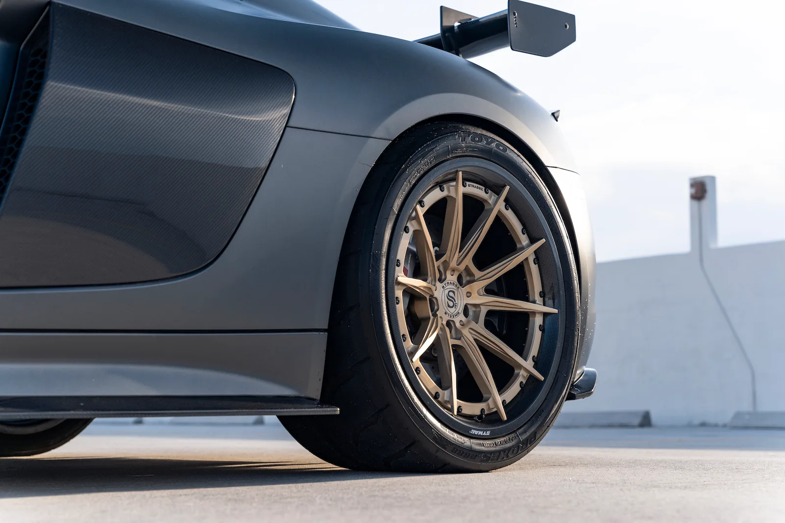 Strasse SV10 Ultralight Carbon on Audi R8 Type 4S.1, photo 12
