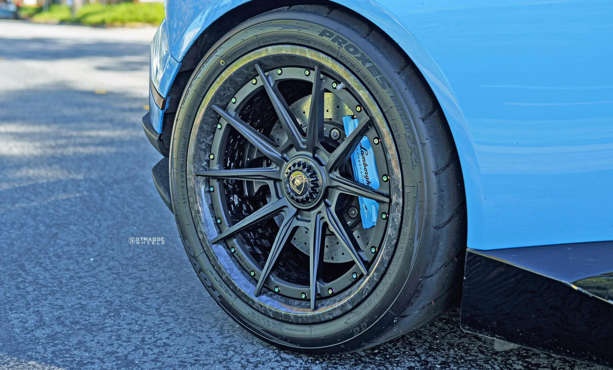 Strasse SV10 Ultralight Carbon on Lamborghini Huracan Performante LP 640-4 (2017-2019), photo 10