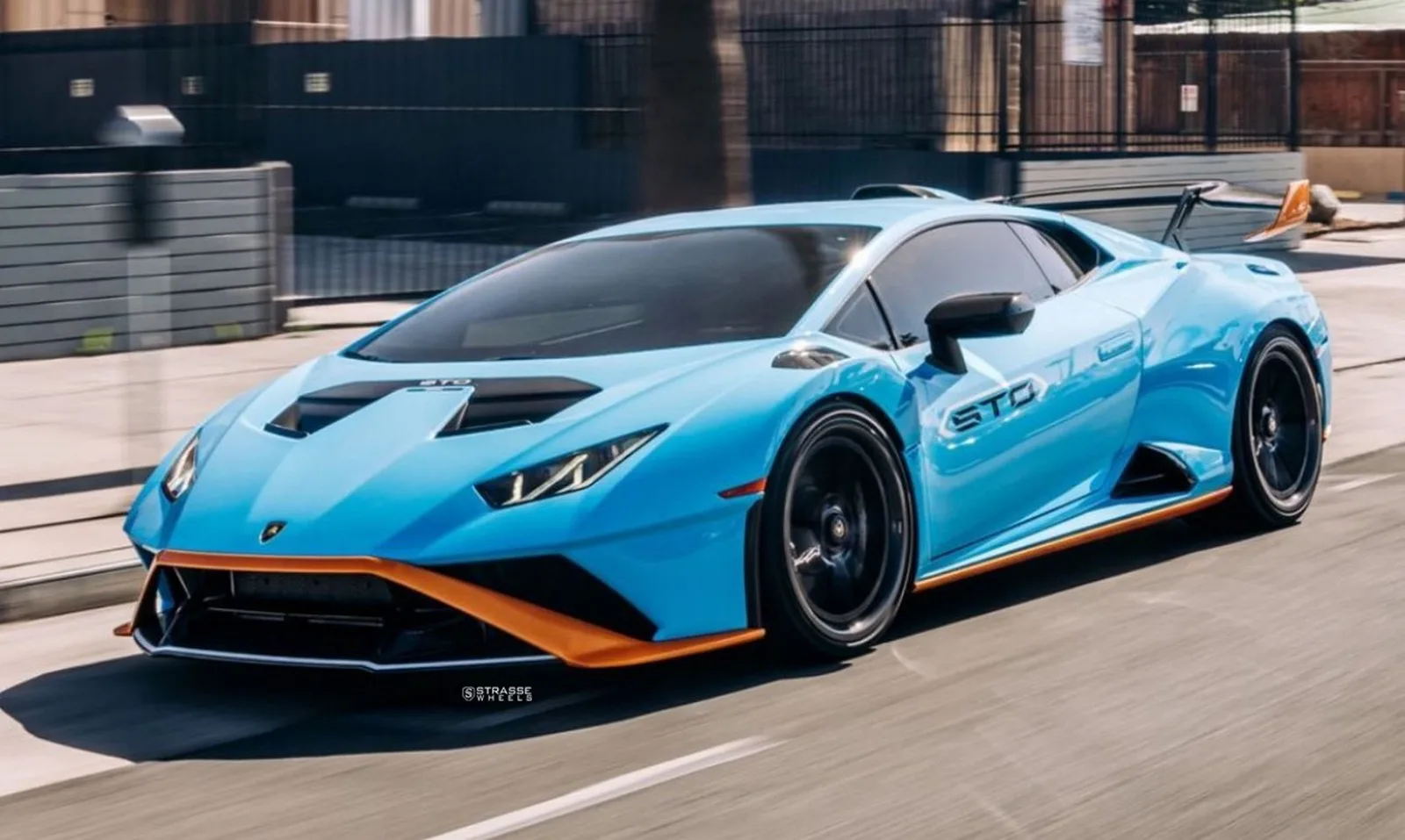 Strasse SV10 Ultralight Forged Carbon on Lamborghini Huracan EVO, photo 4