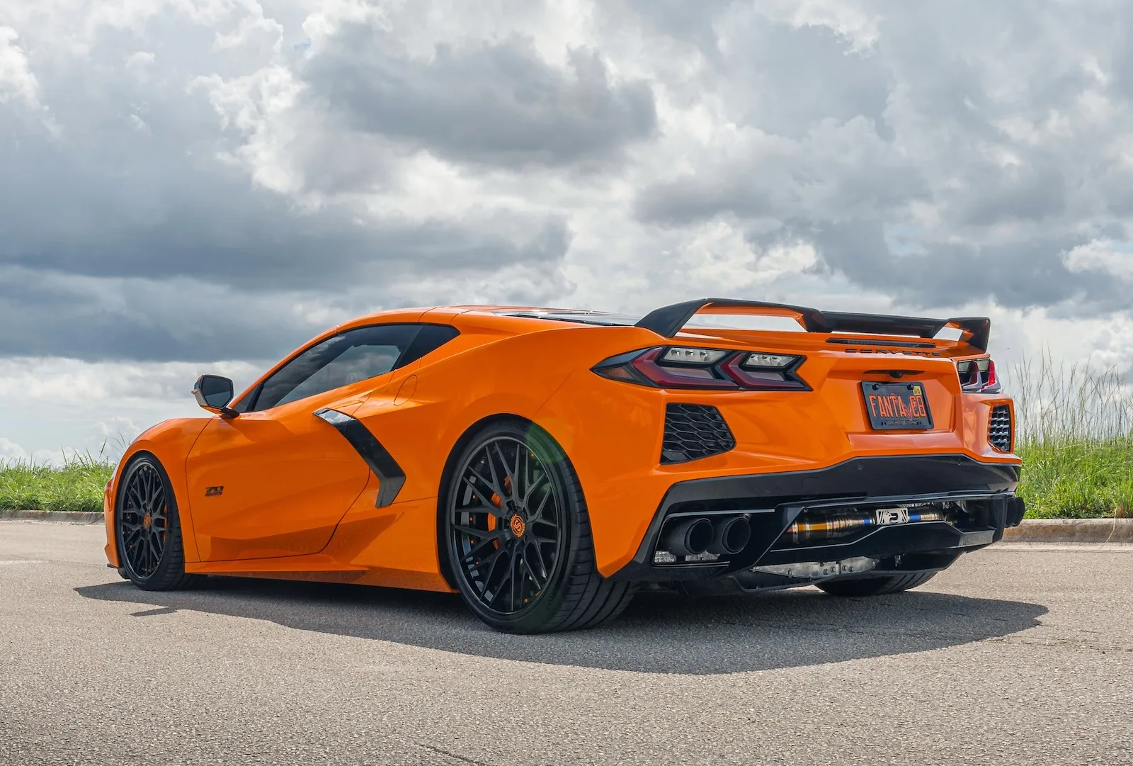 Strasse SV10M Deep Concave FS on Chevrolet Corvette C8, photo 7