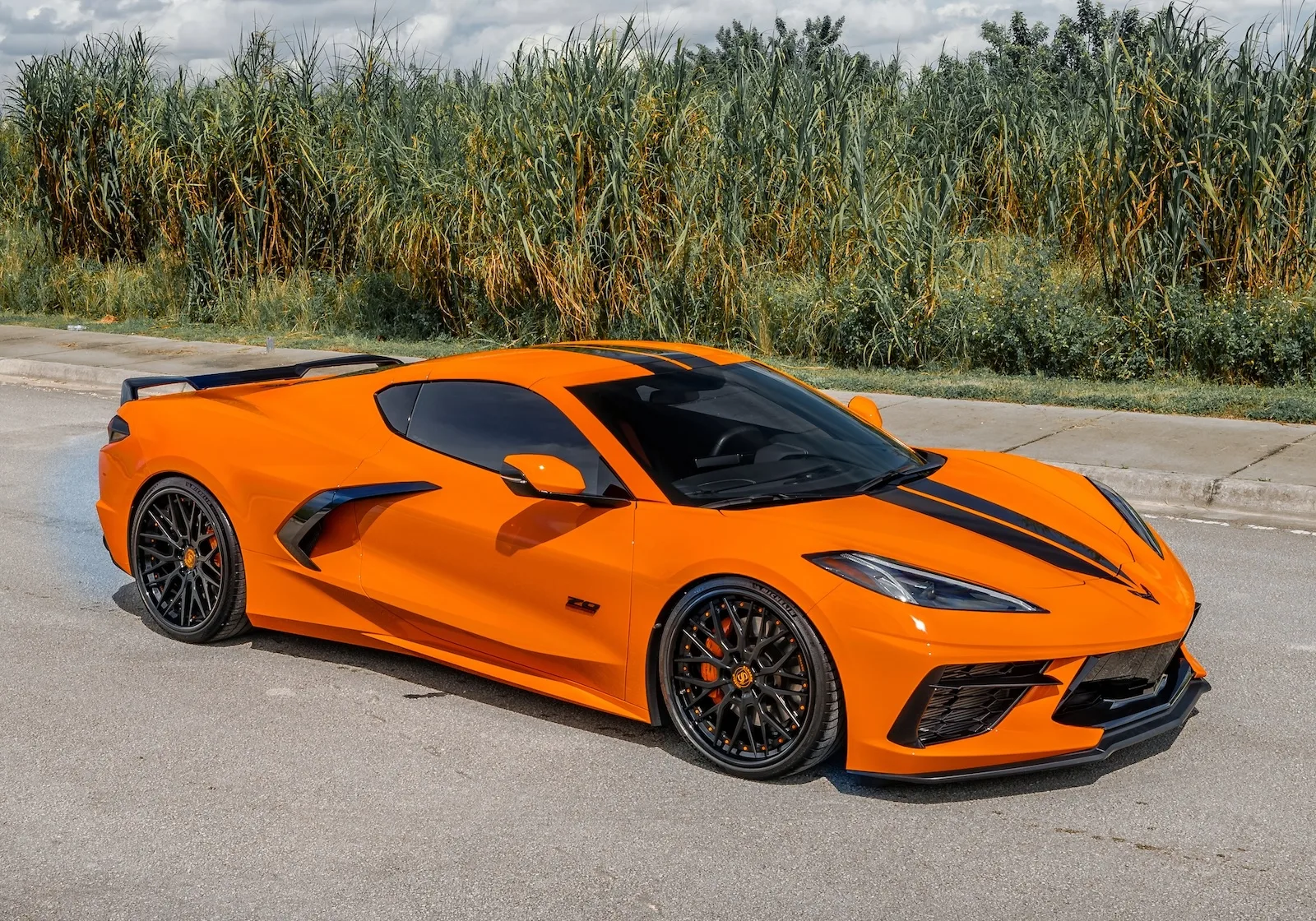 Strasse SV10M Deep Concave FS on Chevrolet Corvette C8, photo 8