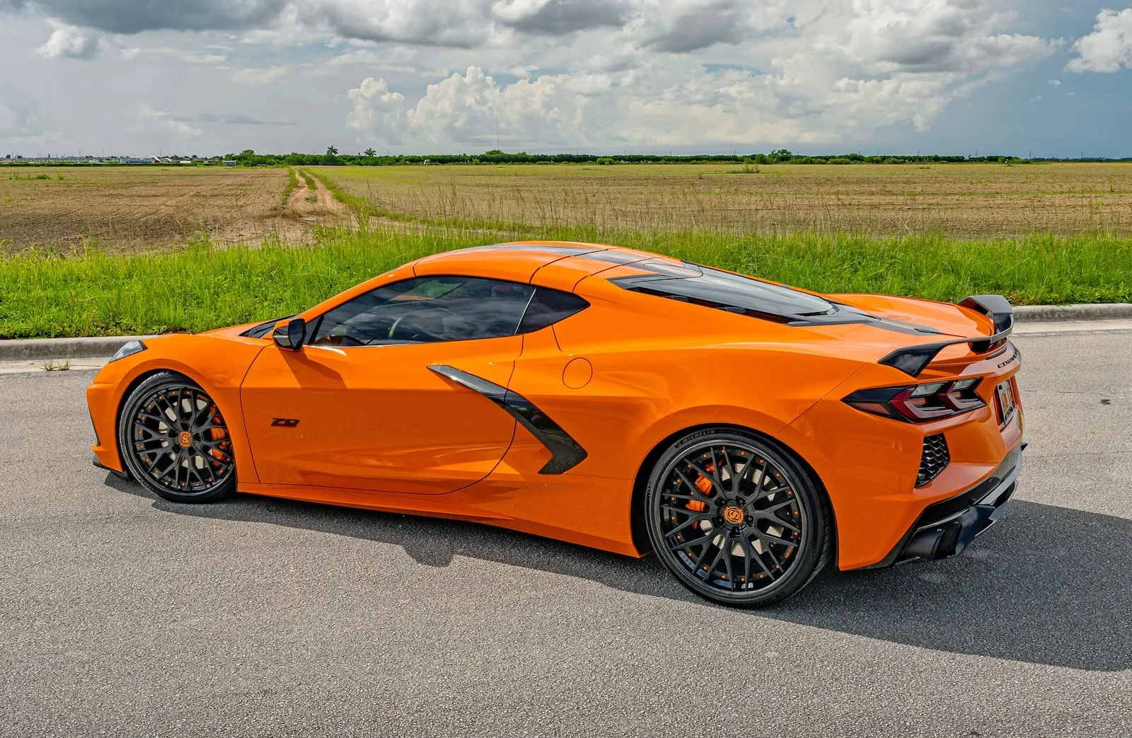 Strasse SV10M Deep Concave FS on Chevrolet Corvette C8, photo 4