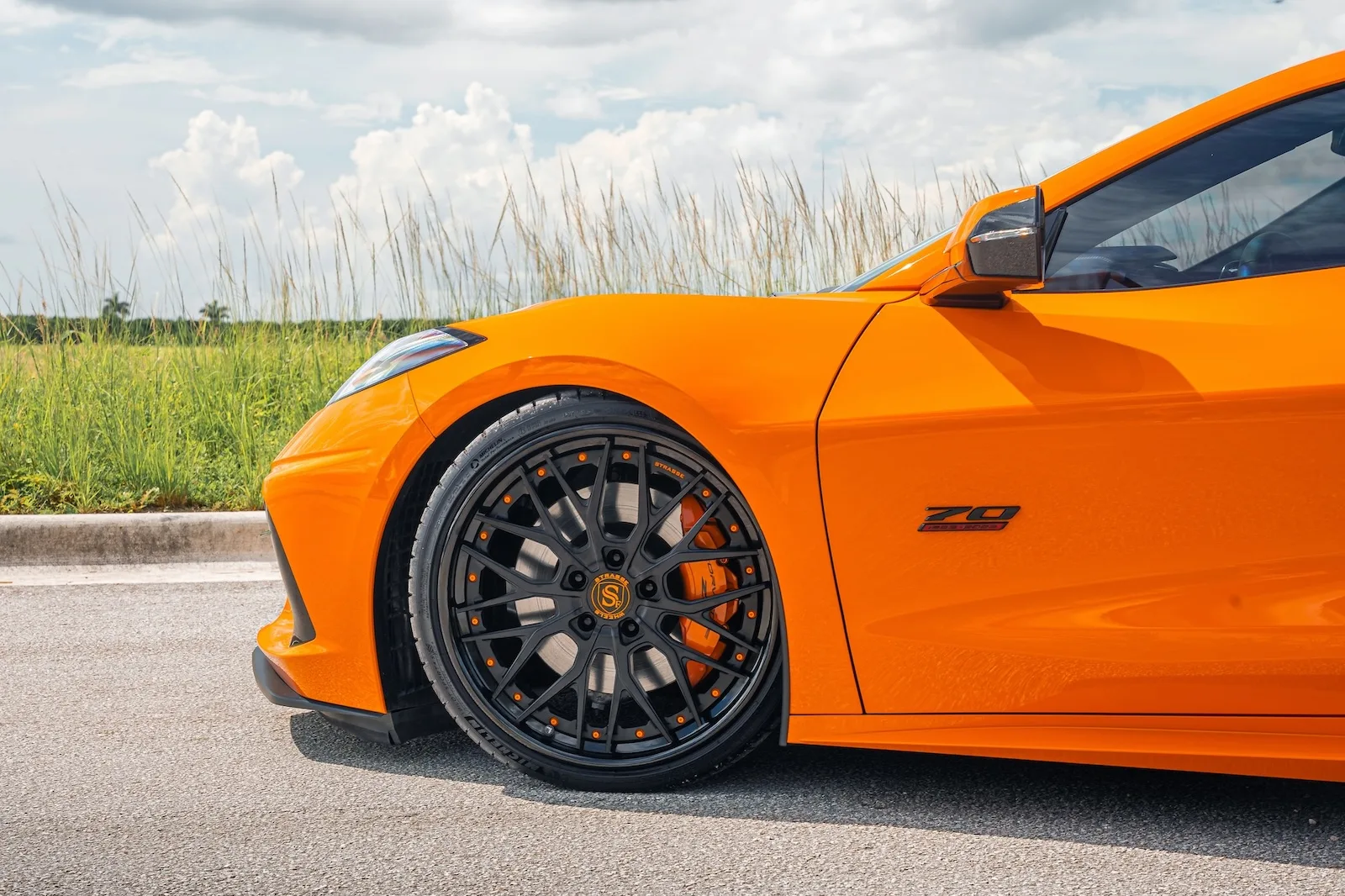 Strasse SV10M Deep Concave FS on Chevrolet Corvette C8, photo 12