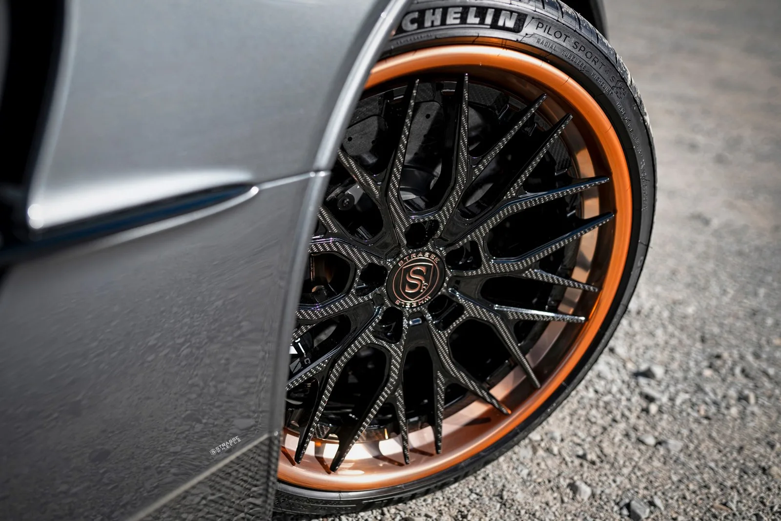 Strasse SV10M Deep Concave FS on Mercedes-Benz AMG GT C190.1, photo 4