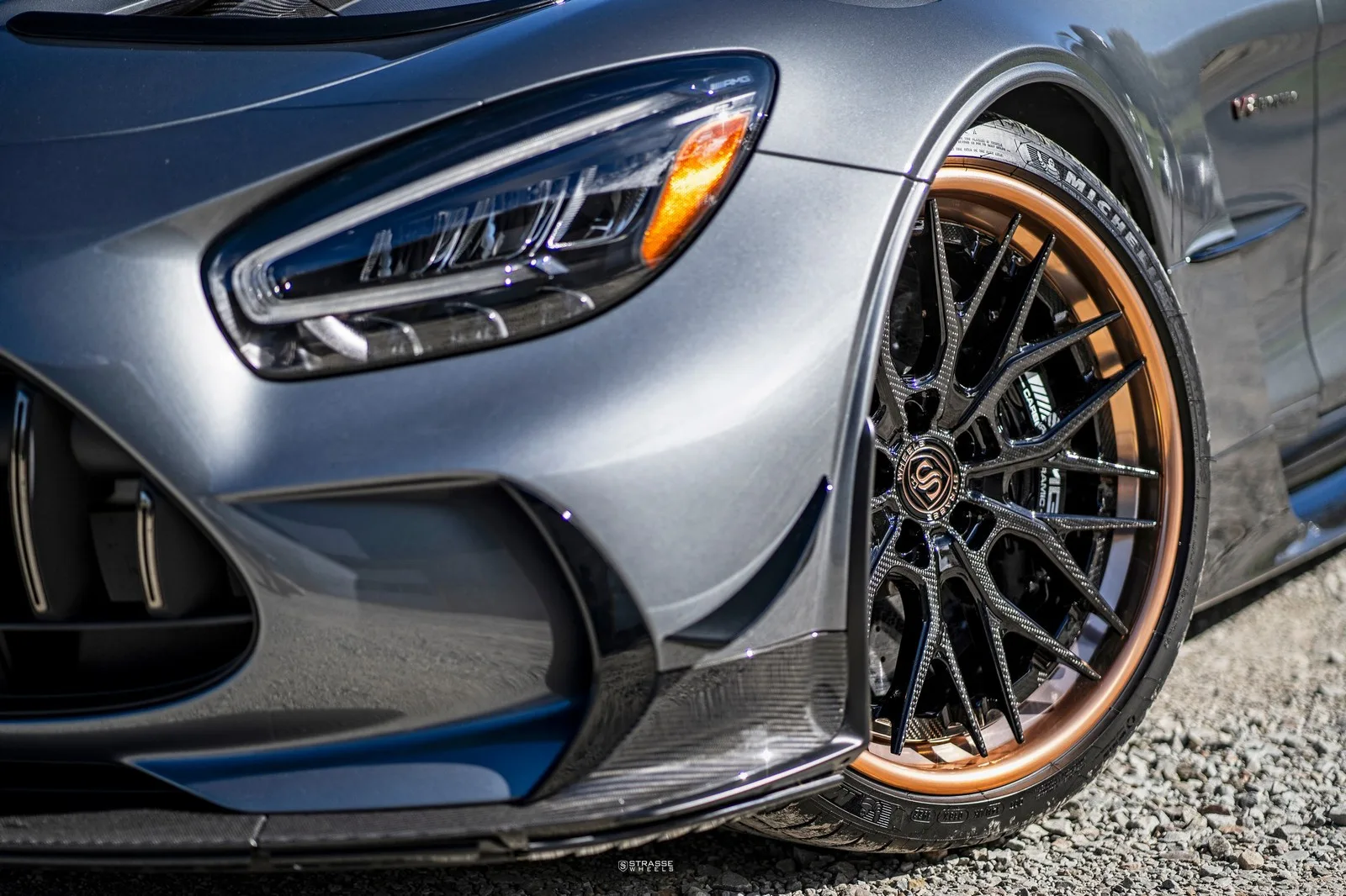 Strasse SV10M Deep Concave FS on Mercedes-Benz AMG GT C190.1, photo 8