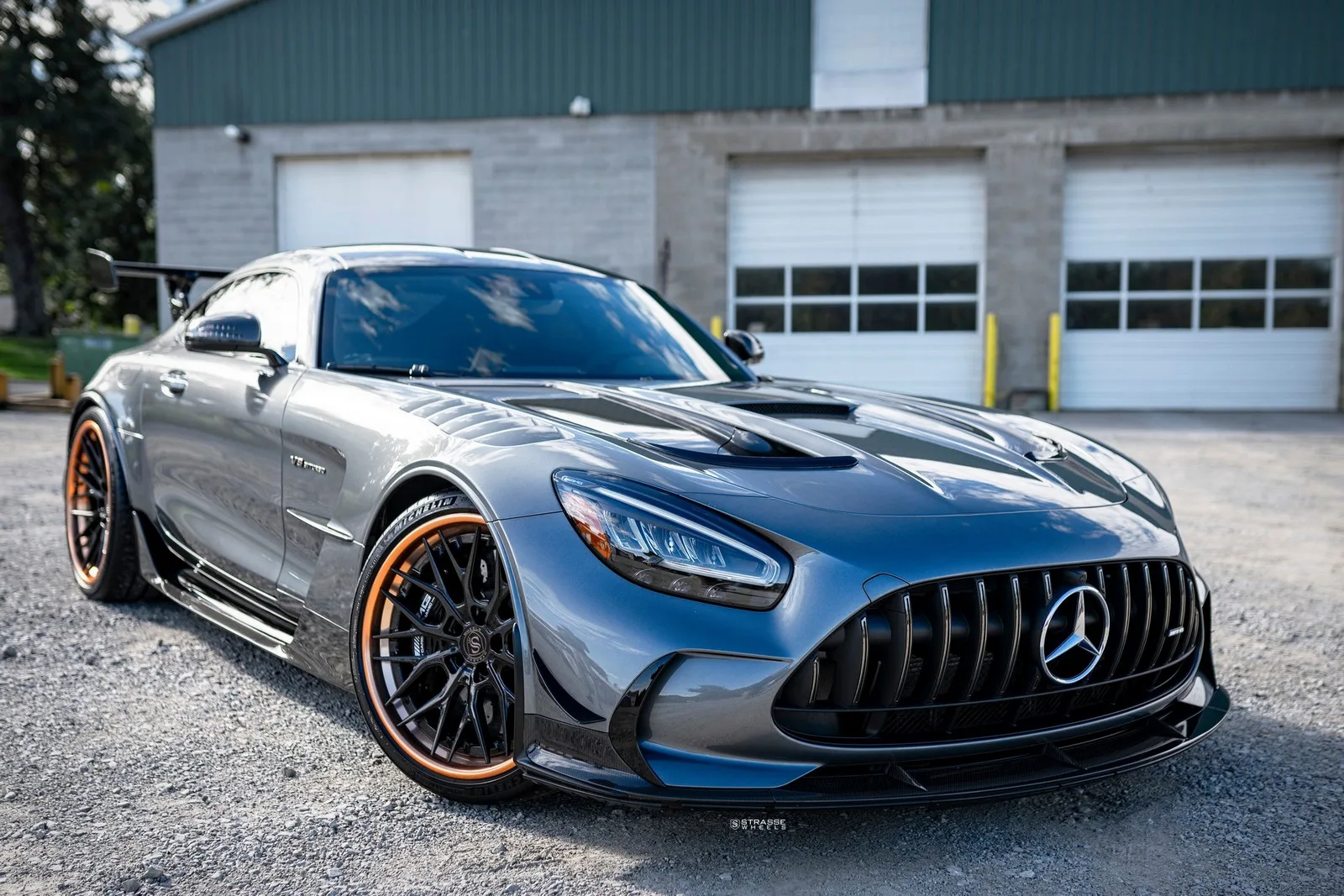 Strasse SV10M Deep Concave FS on Mercedes-Benz AMG GT C190.1, photo 2