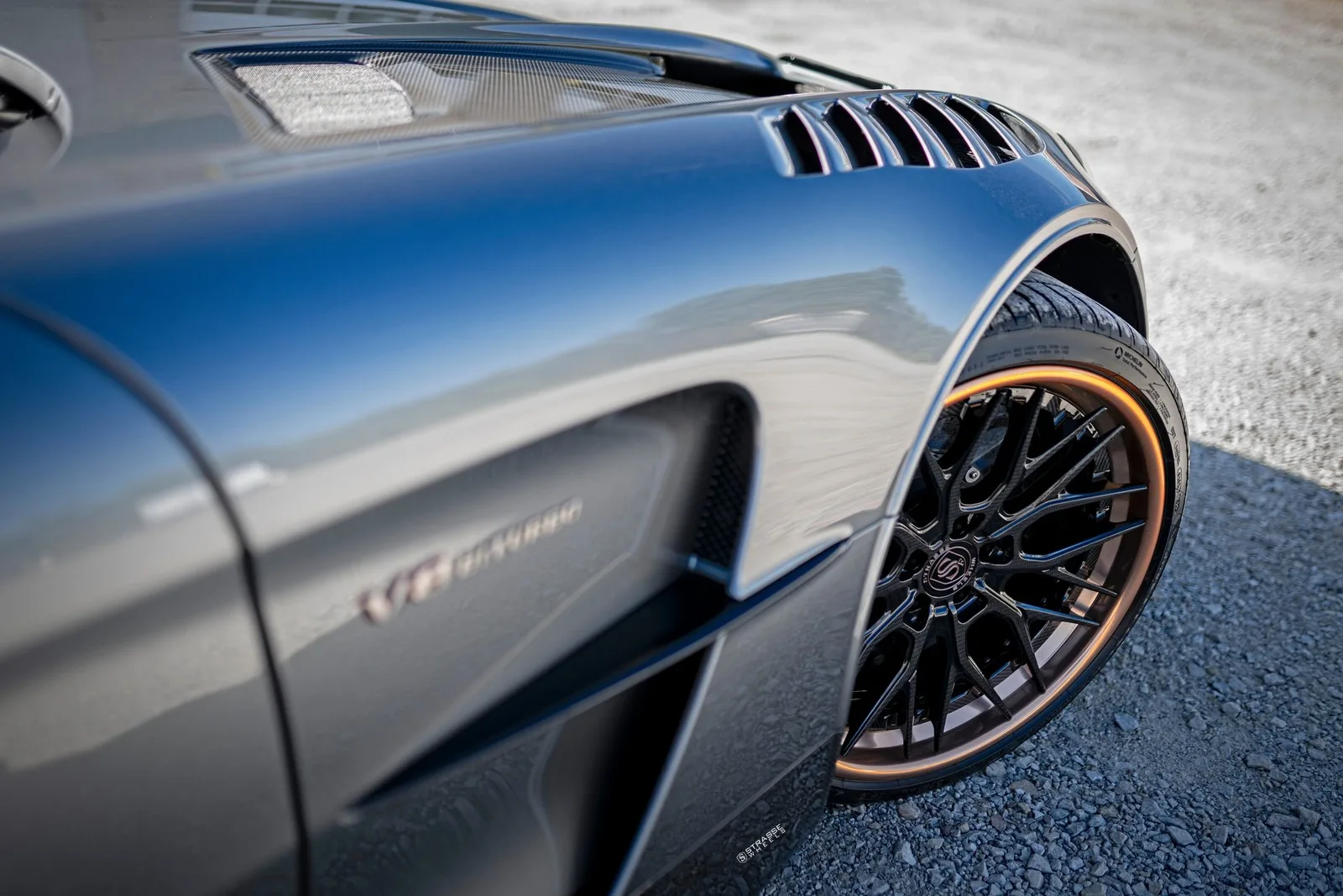 Strasse SV10M Deep Concave FS on Mercedes-Benz AMG GT C190.1, photo 5
