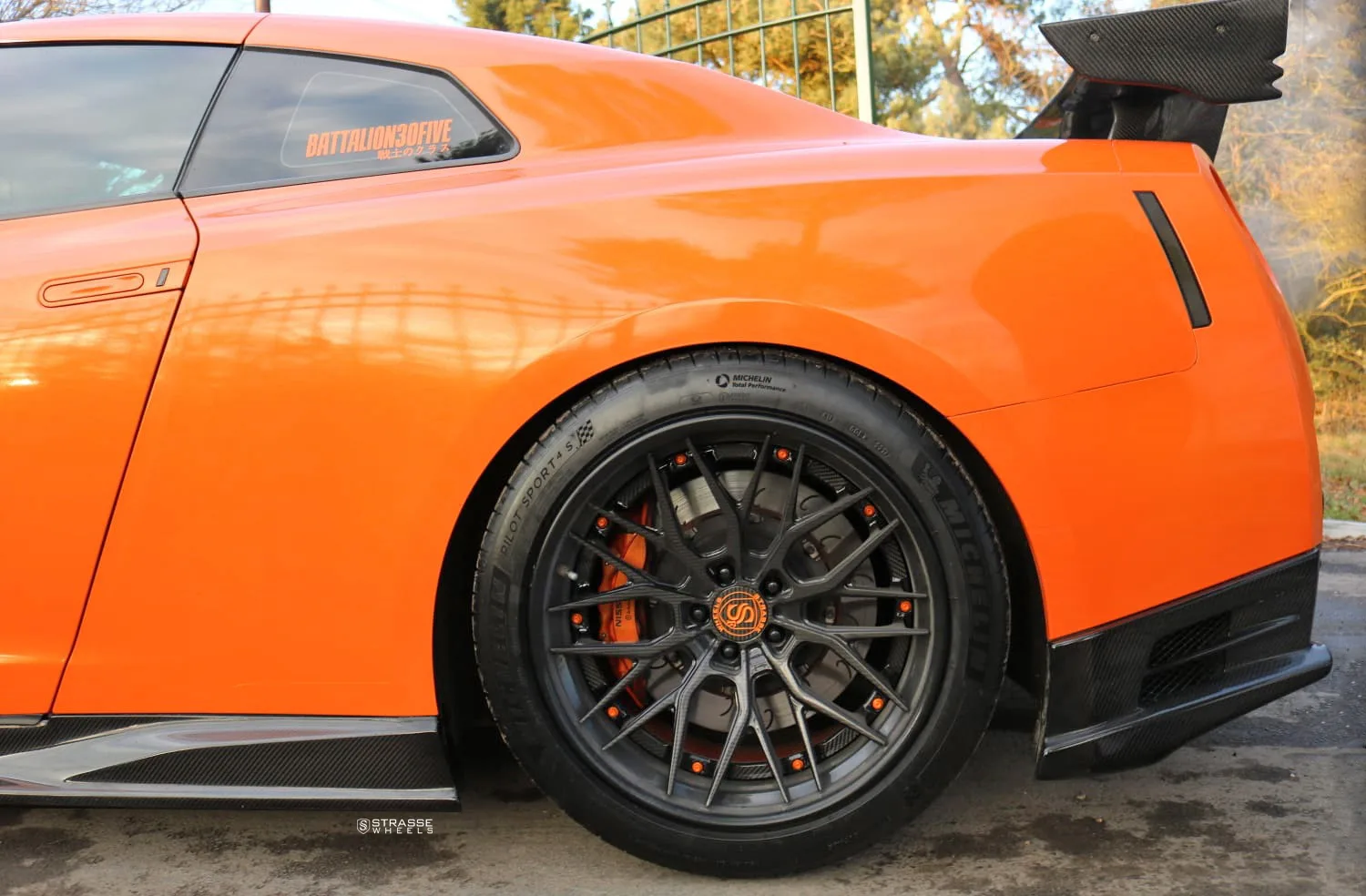 Strasse SV10M Deep Concave FS on Nissan GT-R R35.1, photo 3