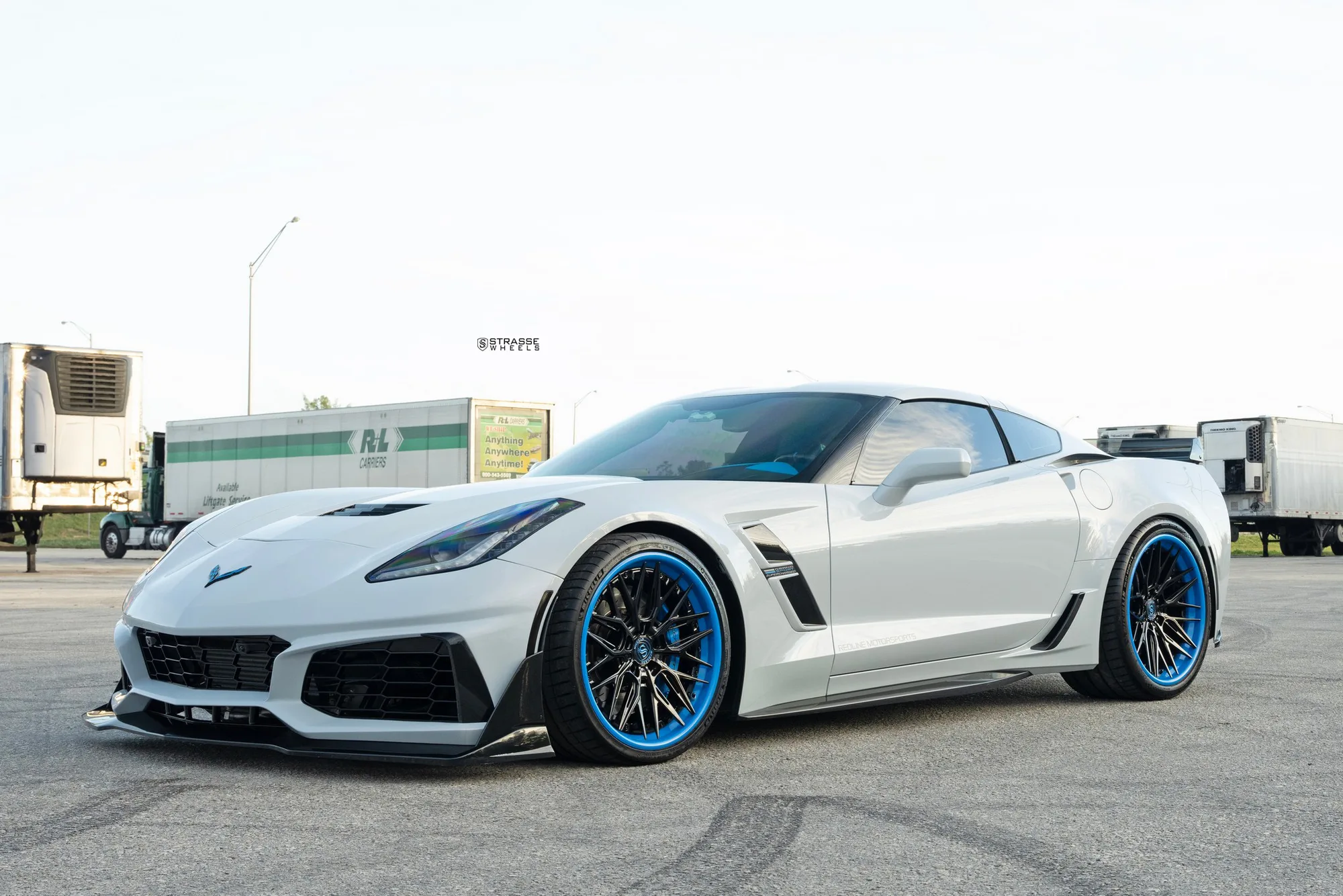 Strasse SV10M-RS Deep Concave FS on Chevrolet Corvette C7, photo 2