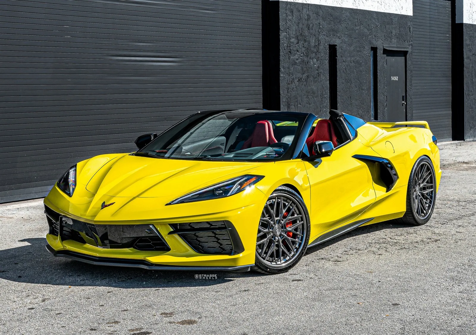 Strasse SV10M-RS Deep Concave FS on Chevrolet Corvette C8, photo 8